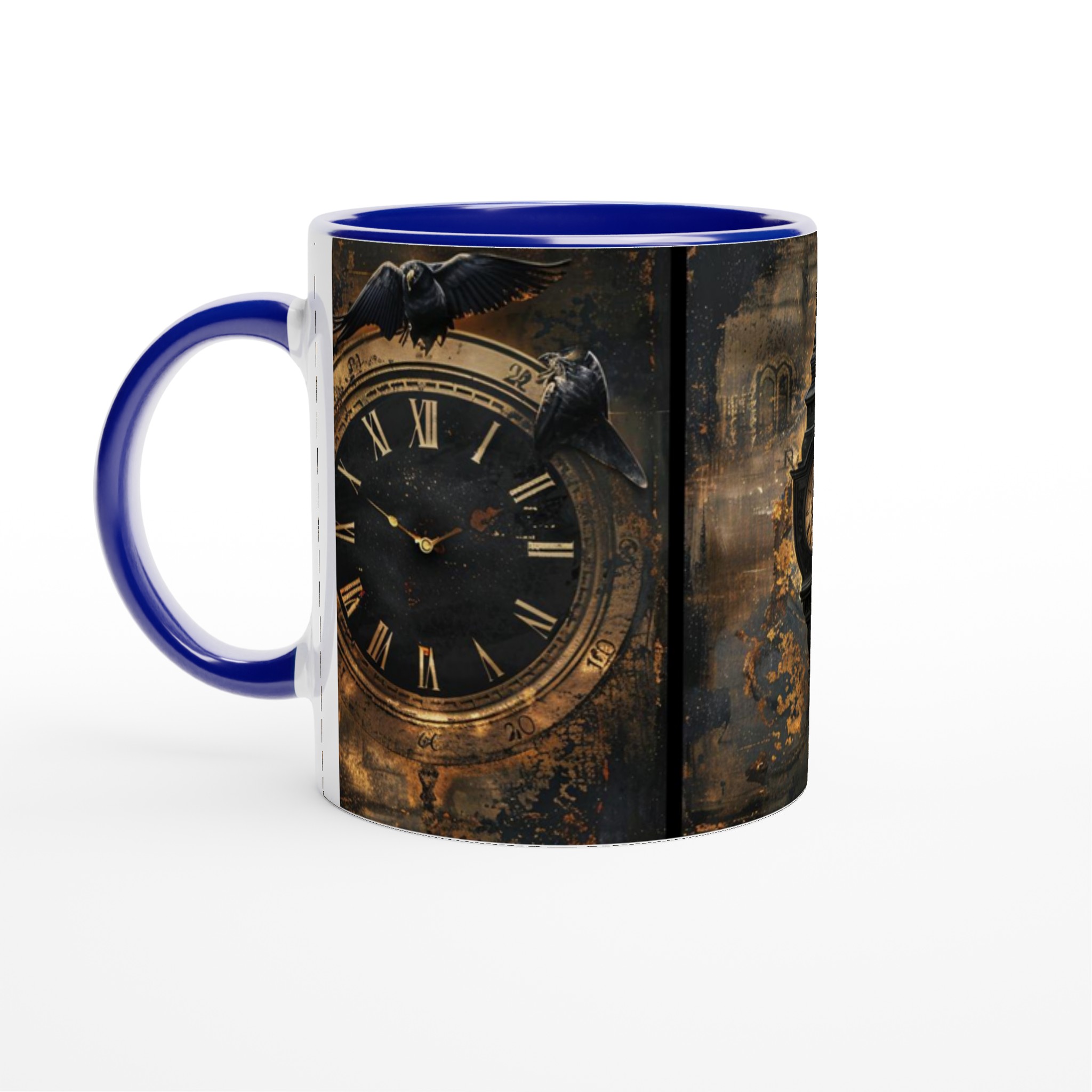 Tidlös Skönhet: 11oz Keramikmugg med Mystisk Antik Urverkdesign 4 644bd016-93b4-4ff0-96b8-fff5b37efdb3