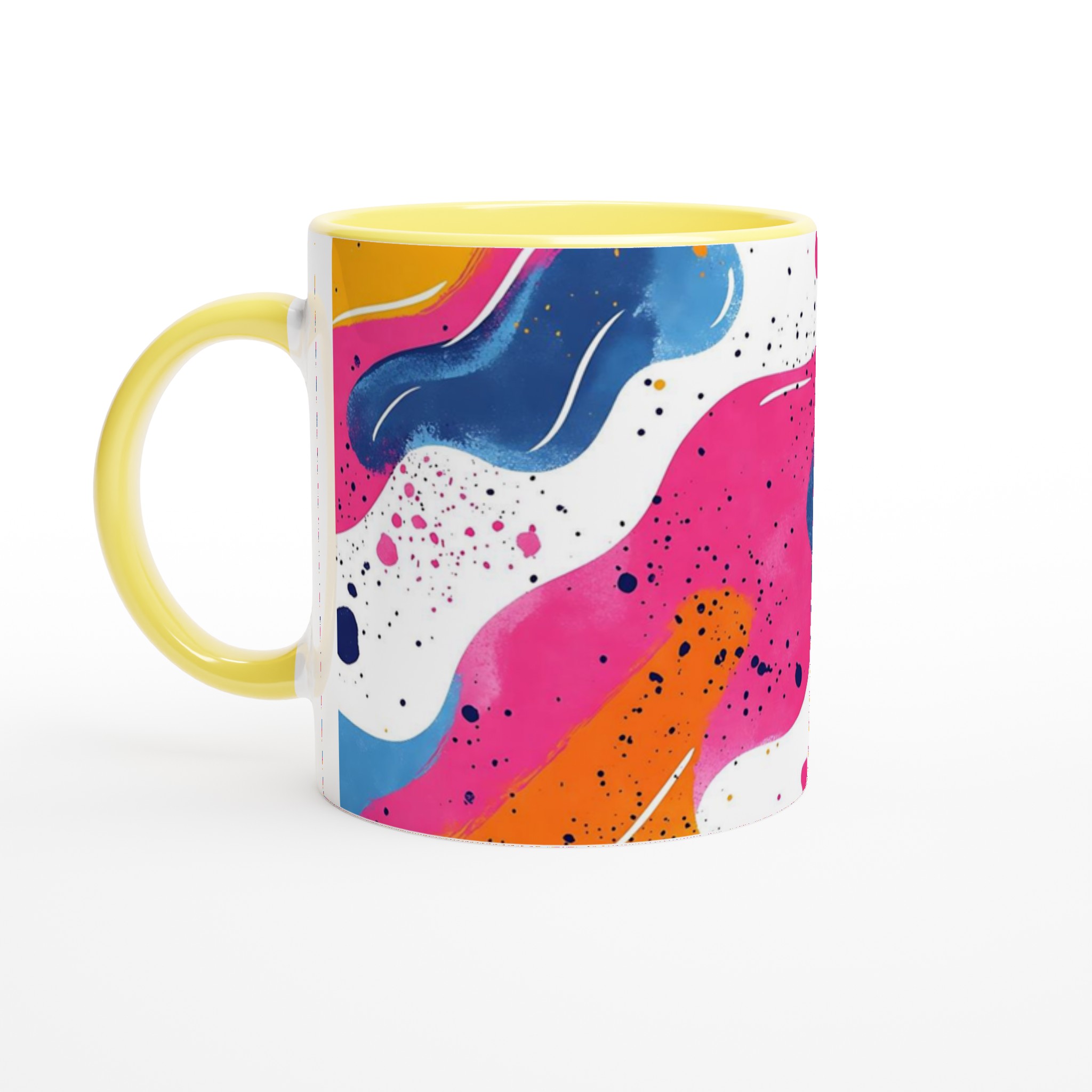 Abstrakt Pop Art Keramikmugg 11oz – Färgstark & Diskmaskinssäker – Välj din Favoritfärg! 3 645475d1-4f3f-4369-8270-a5d85600b388