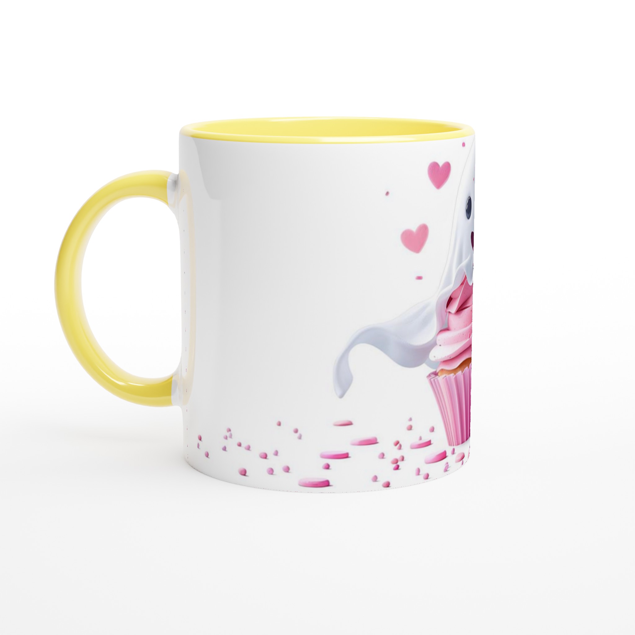 Sötaste Spöket Cupcake Keramikmugg - 11oz Kawaii Design för Fika & Kaffe i Valfri Färg! 5 645c7b21-274e-4c11-b68b-a9620722e768