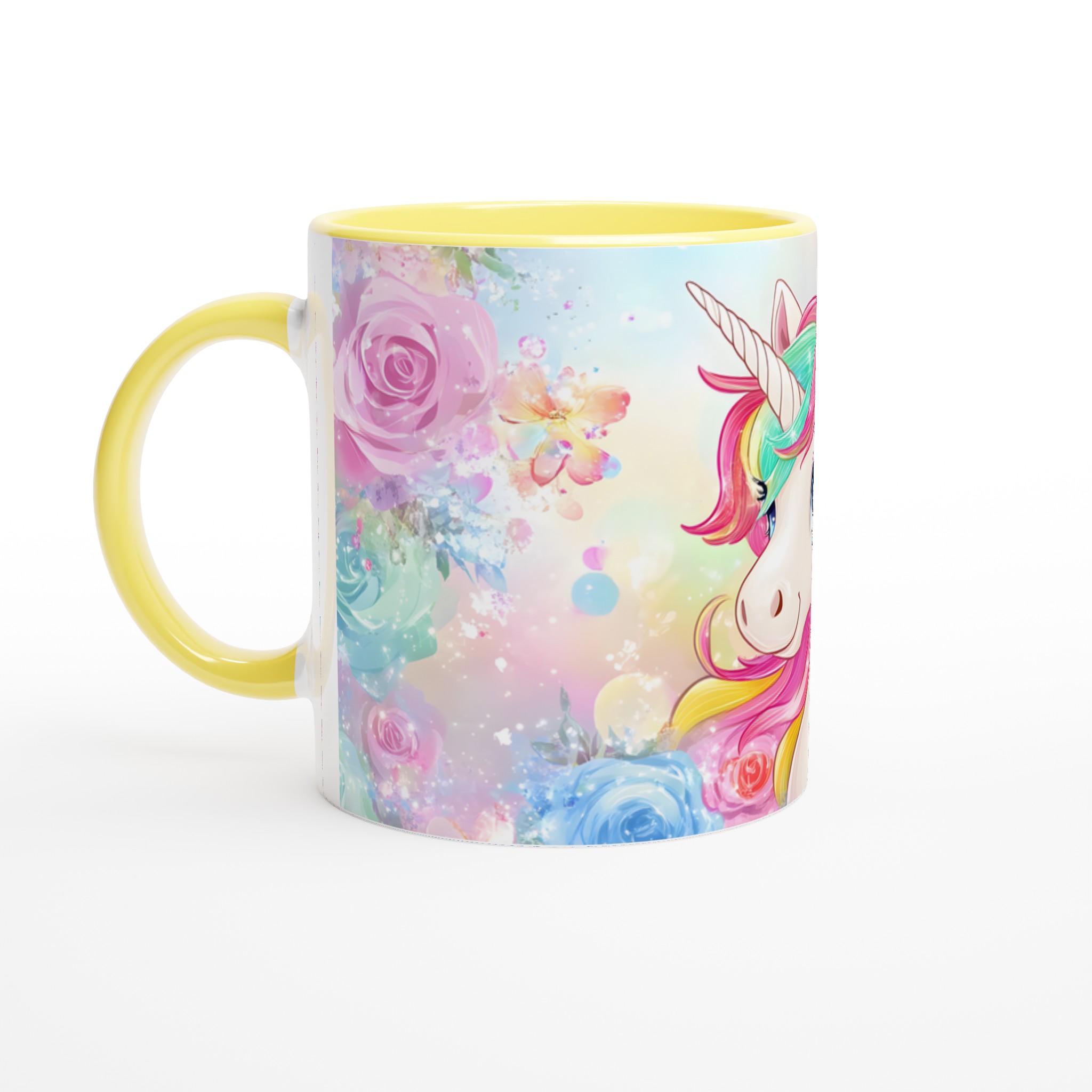 Magisk Enhörningsmugg – 11oz Keramisk Kaffekopp med Regnbågsfärgad Design – Välj bland 7 Förtrollande Färger! 5 649a16df-326b-4fa1-8e31-01d0cc4911a9