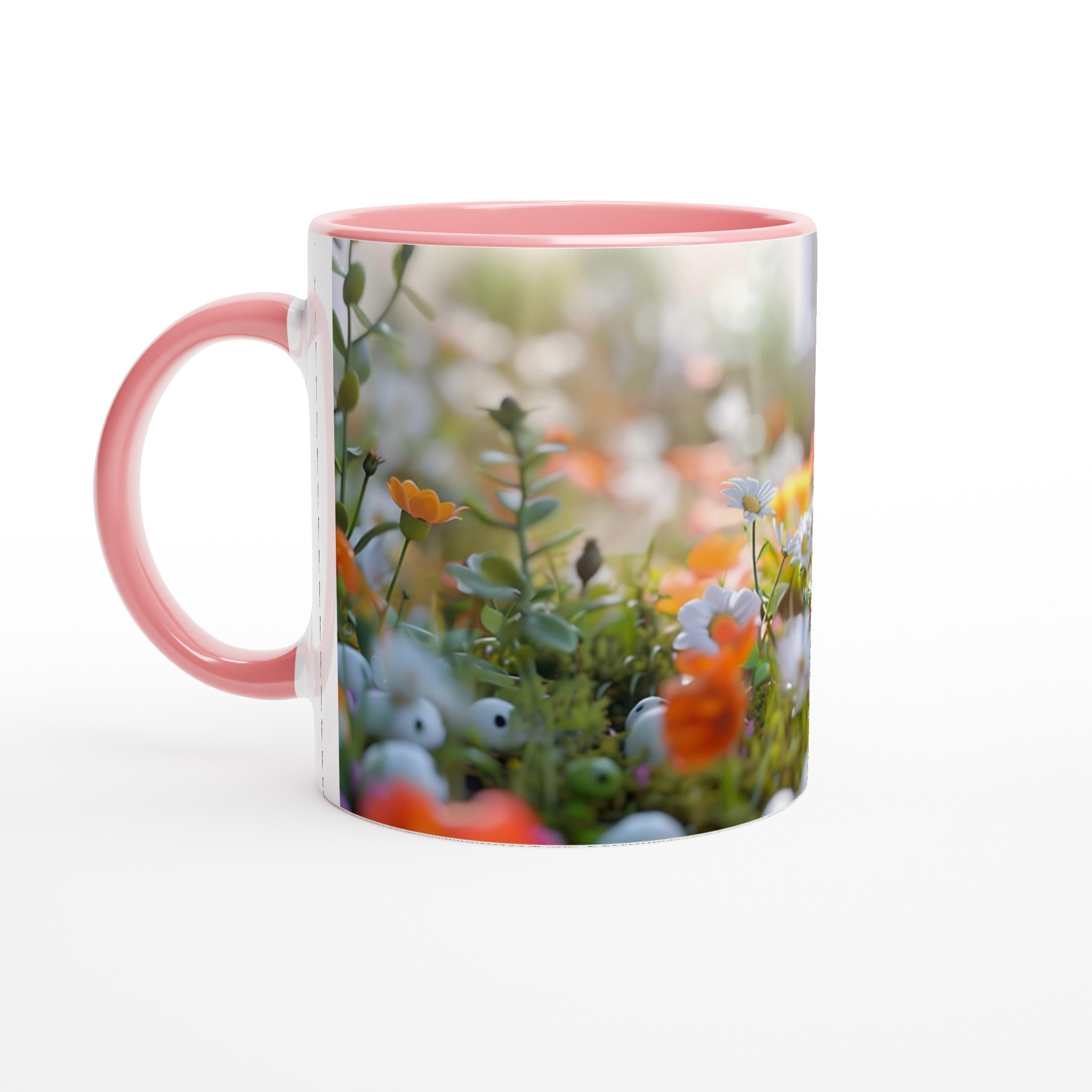 Söt Spöke Blomsteräng 11oz Keramisk Mugg – Välj bland 7 Livfulla Färger 6 64deefca-533a-40ac-b52d-99f2b5937621