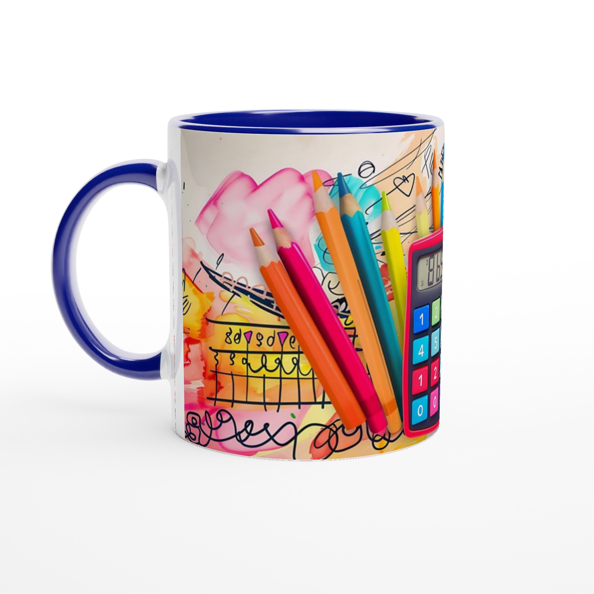 Kreativ Matte Mugg – Färgglad Design för Räknenörden eller Konstnären, Välj Bland Flera Färger 4 6509c46f-53ea-4acb-b633-f1d206e3c2ce