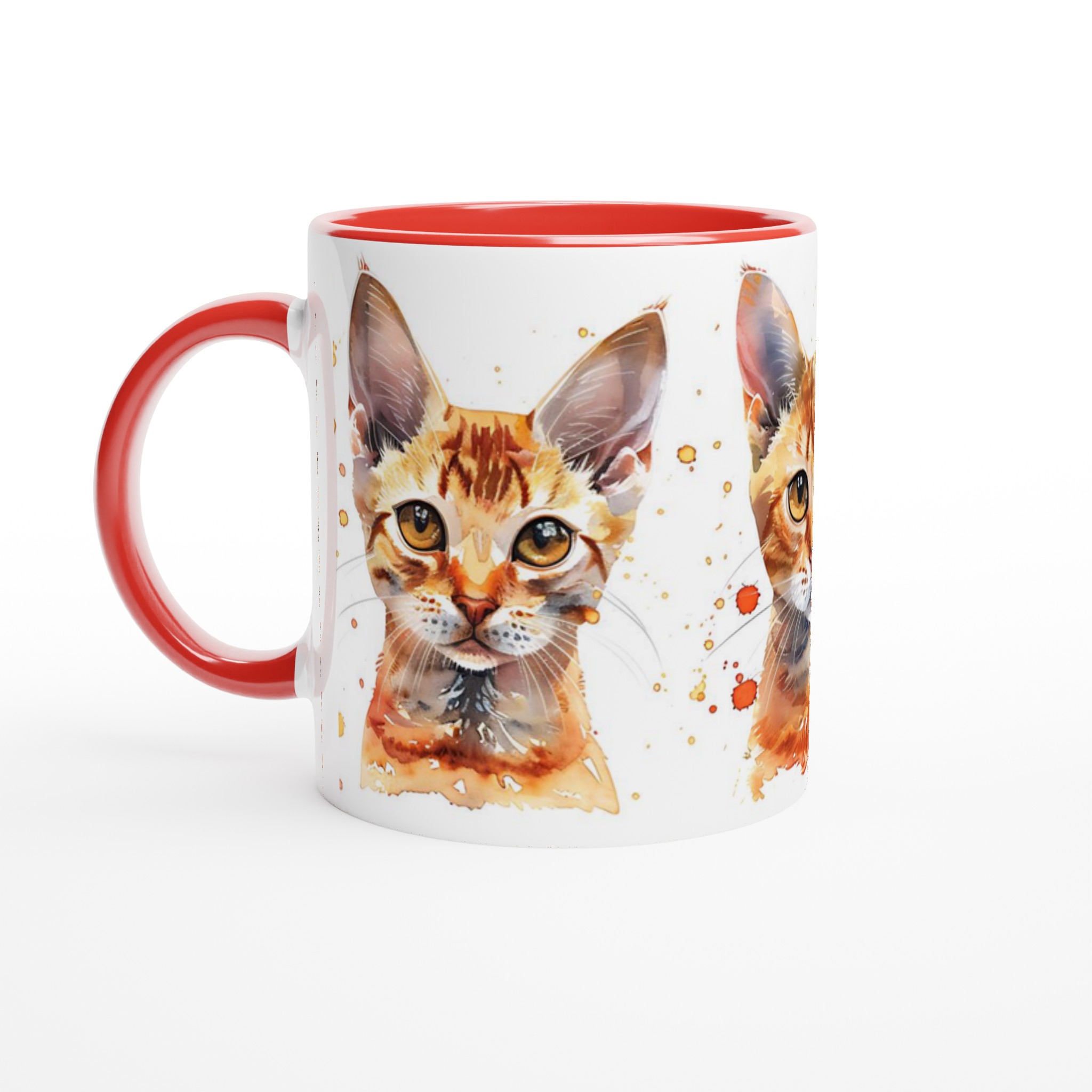 Kattungens Charm – Akvarellmugg i 7 Färgstarka Nyanser – 11 oz 2 652fbae7-1129-48be-898d-eac2c677e367