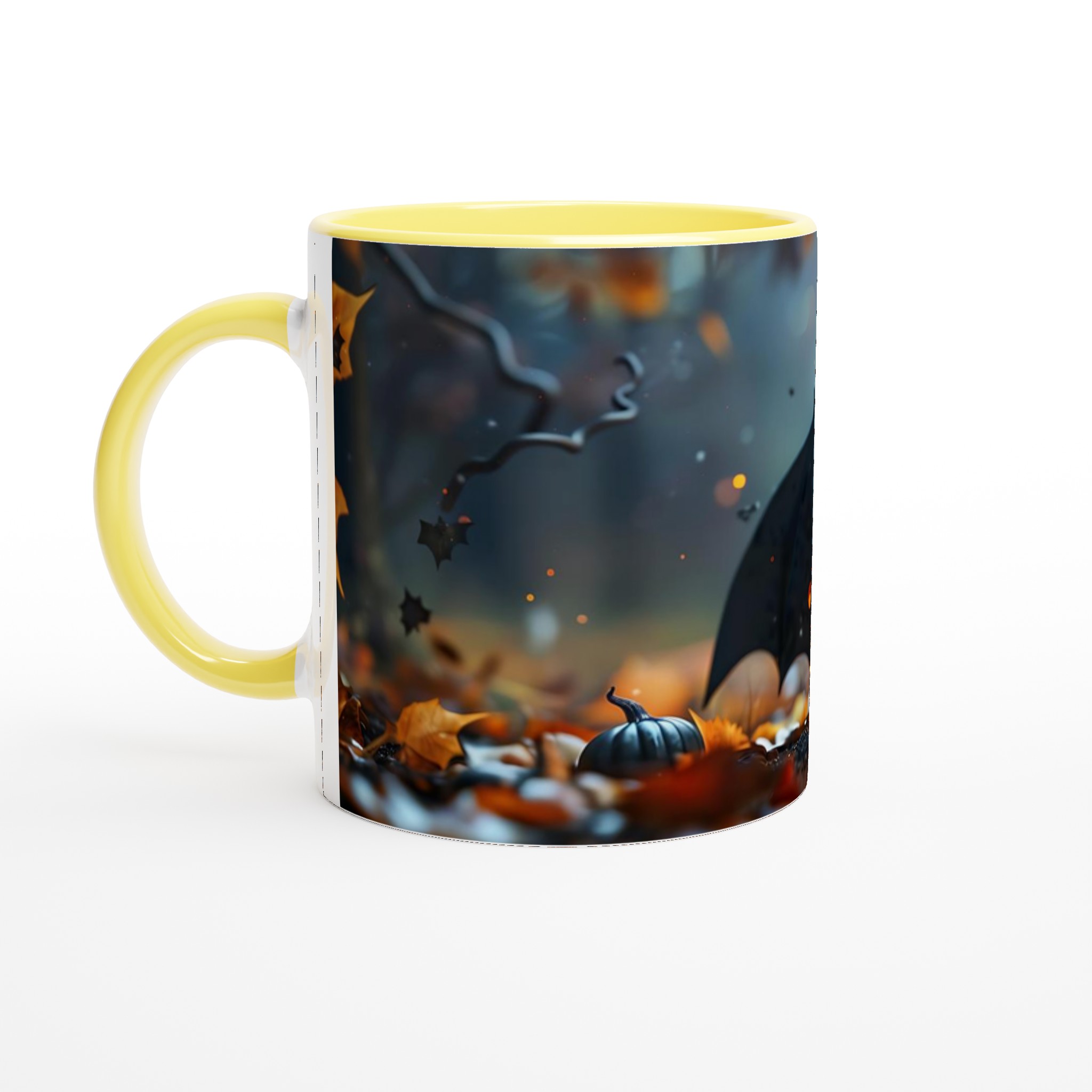 Söt Fladdermus & Lysande Pumpa – 11oz Keramisk Mugg för Halloween och mysiga höstkvällar 3 65f3d52e-662b-4a6e-a96f-6cd68d62ffcb