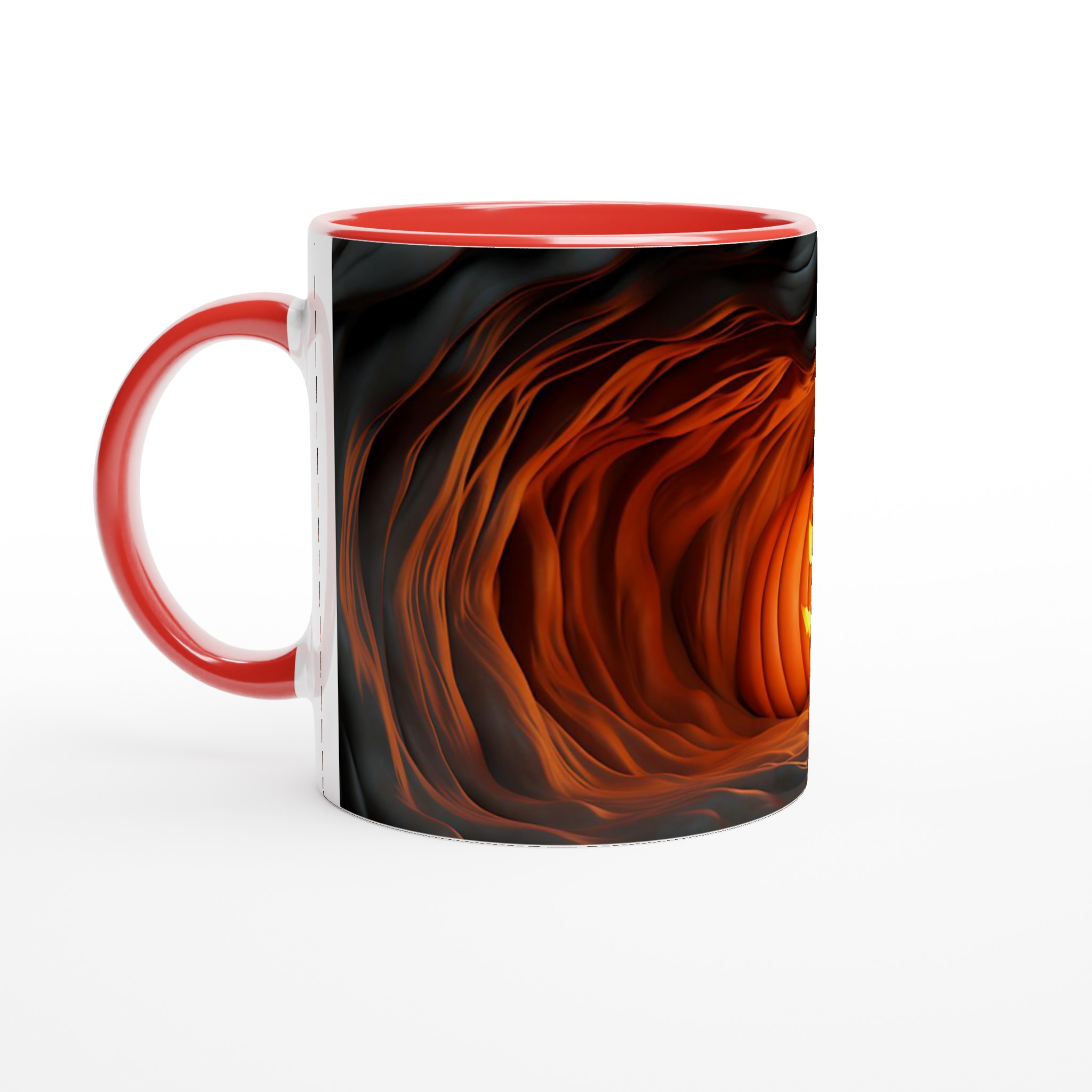Spöklik Jack-o'-Lantern Keramikmugg – Perfekt för Halloween & Mysiga Höstkvällar i din favoritfärg 2 6609310c-1a0f-4626-ac38-cd49845f6810