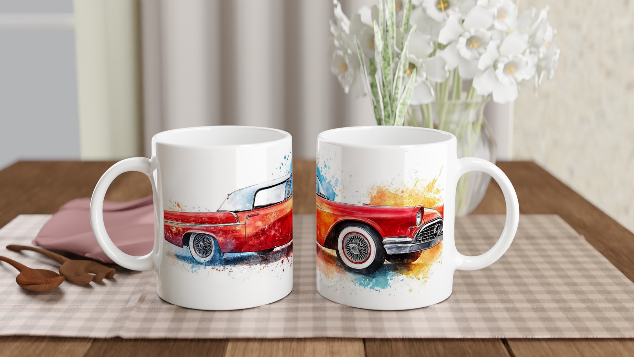 Retro Road Trip: Konstnärlig Klassiker Mugg – Välj din Färg för en Personlig Touch! 10 66269a63-e00c-417e-82b1-c13c2a0d0722