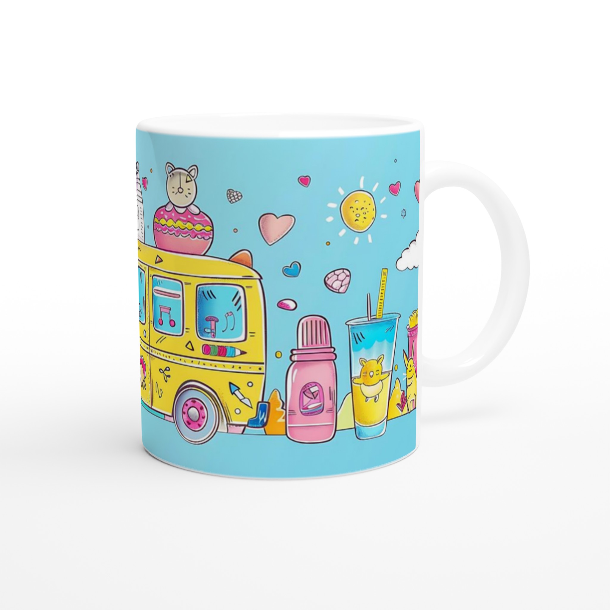 Pastell Pop Art 11oz Keramisk Mugg – Lekfull Design i Sju Glada Färger 9 66535620-830b-4669-b096-626973cf2718