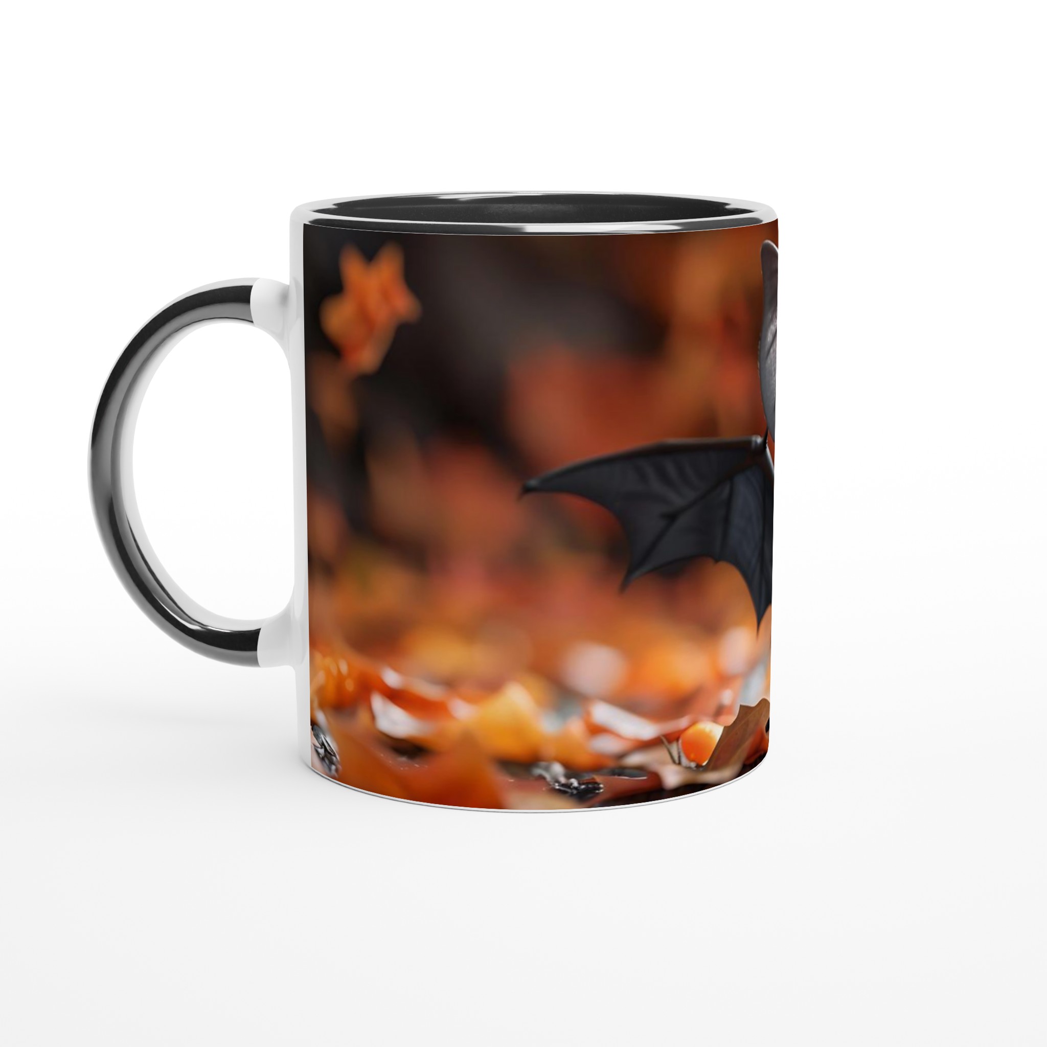 Söt Fladdermus Halloween Mugg – Perfekt för Höstmys & Bus eller Godis-Känsla, Välj din färg! 7 666b0048-a8d8-43aa-a7f9-62627b31b76b