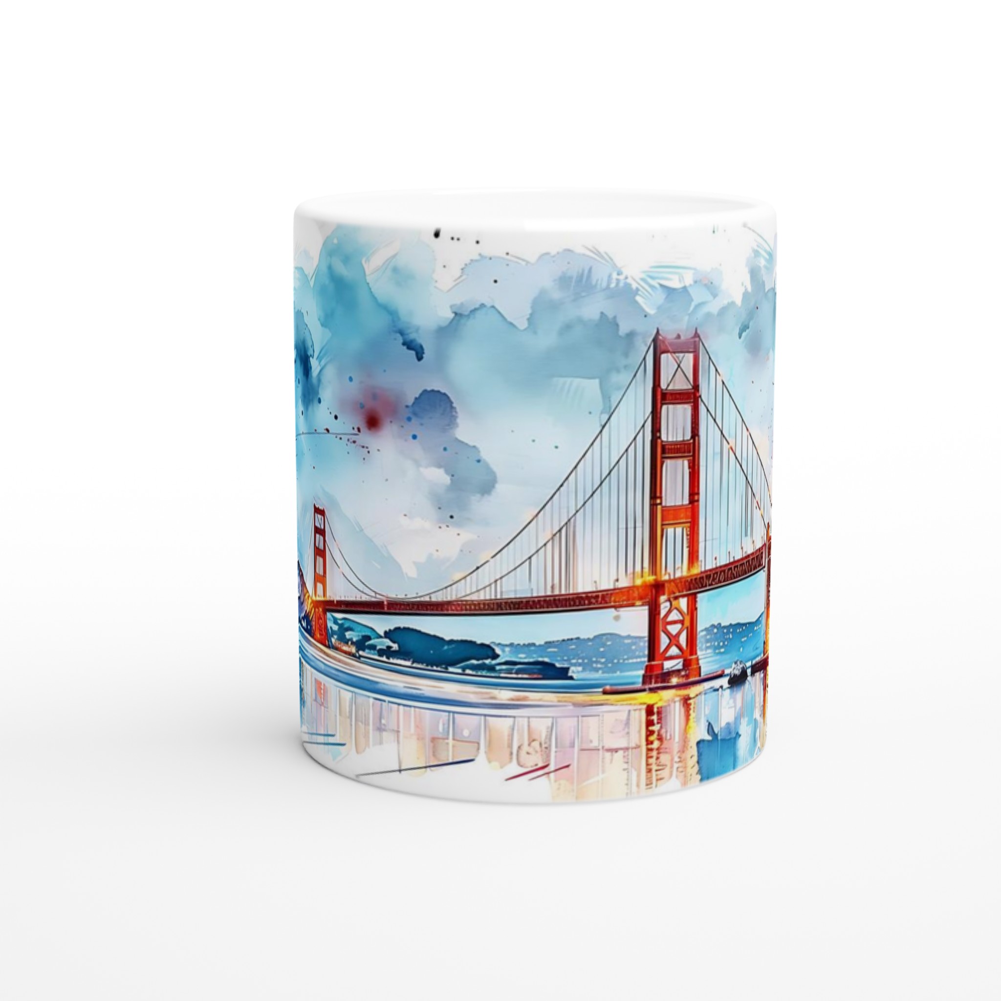 Golden Gate Akvarell Mugg – Konstnärlig Kaffestund i 7 Färgstarka Nyanser 8 66bb5c98-e605-437d-a9ce-fd62abccbeb2