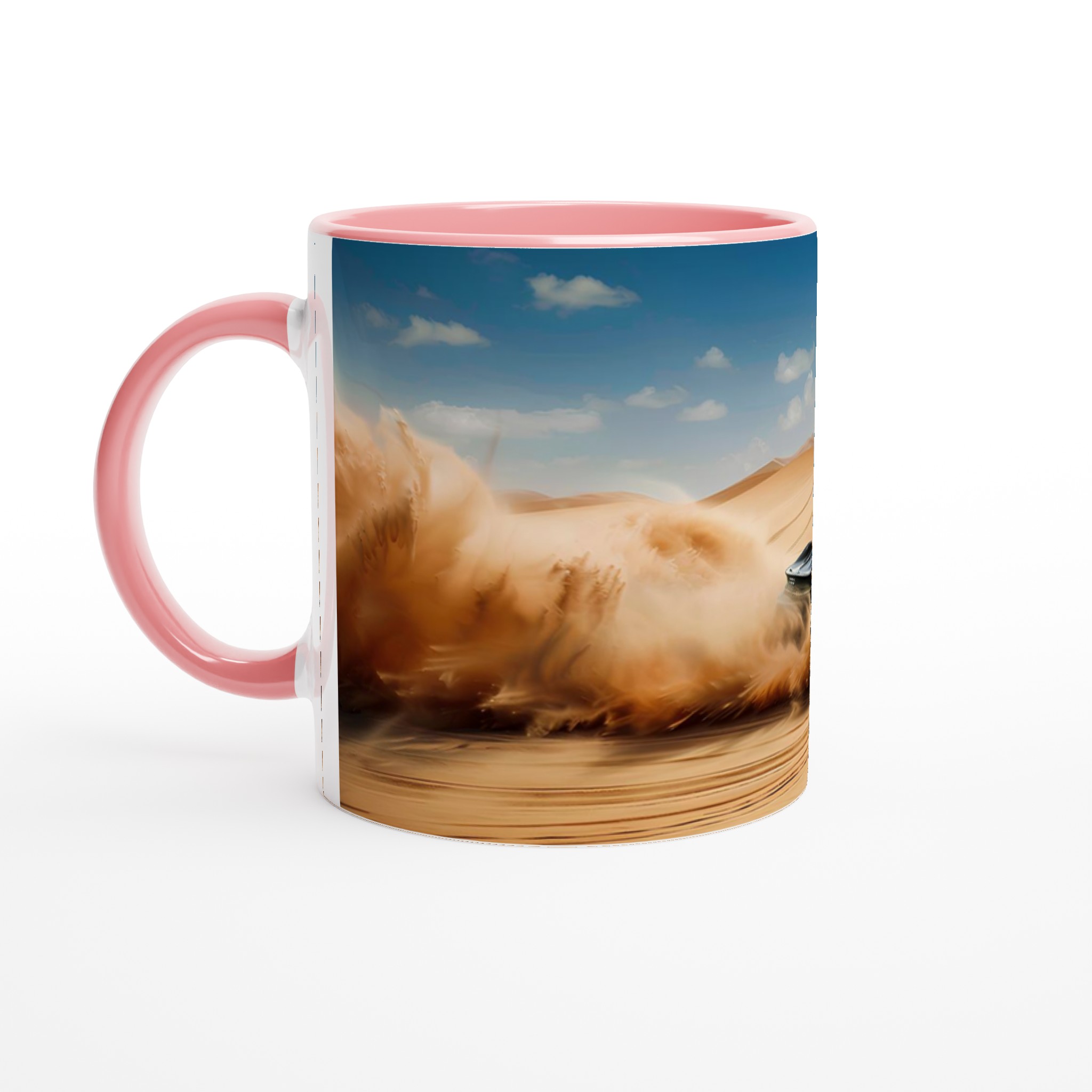Desert Speed Thrills Keramisk Mugg – Personlig design i 7 livfulla färger 6 66cb125a-17b8-41be-838a-9295b0d02996