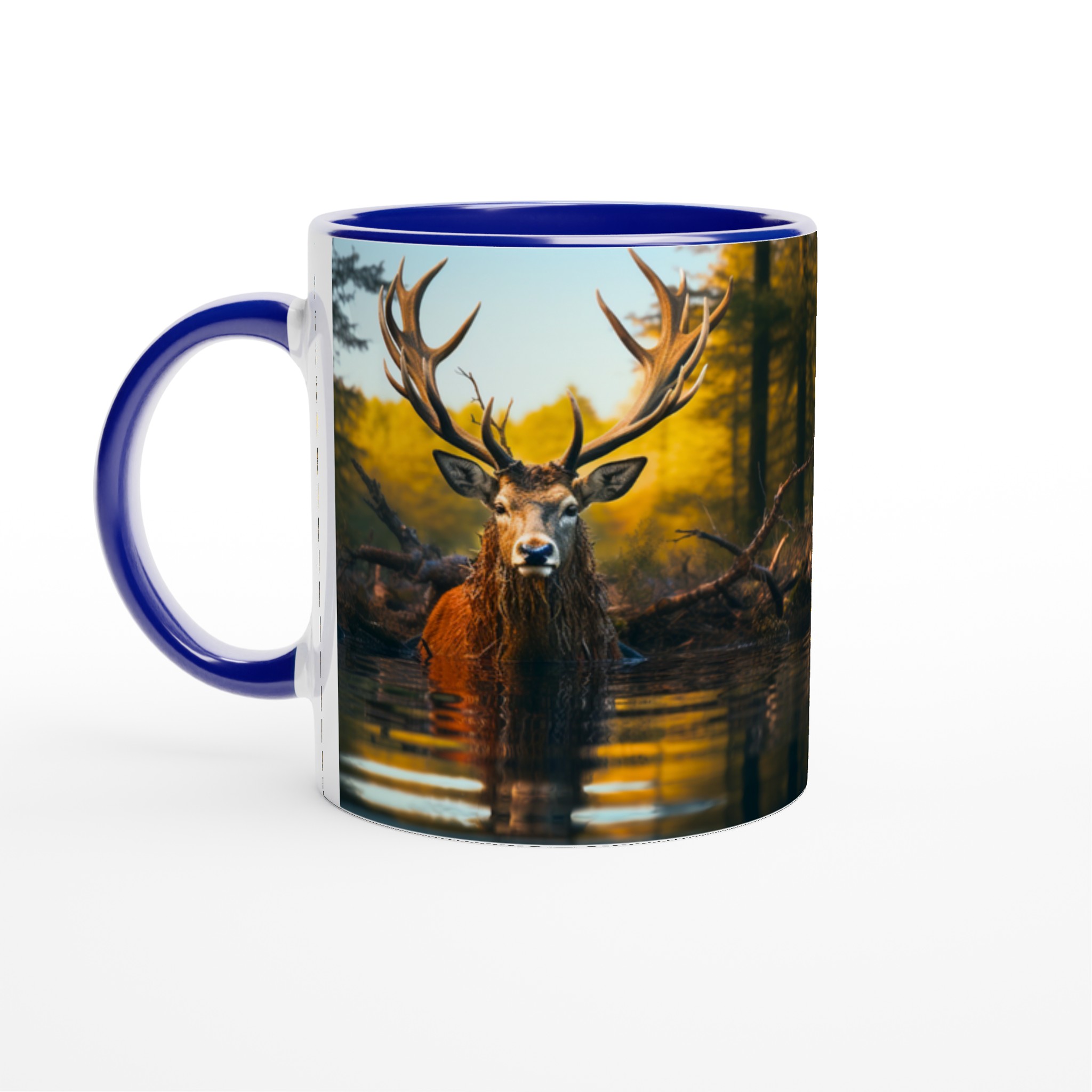 Majestätisk Älghorn Mugg – Vildmarksdesign i Valfri Keramikfärg 4 6711e130-85ed-445f-a534-440510026655