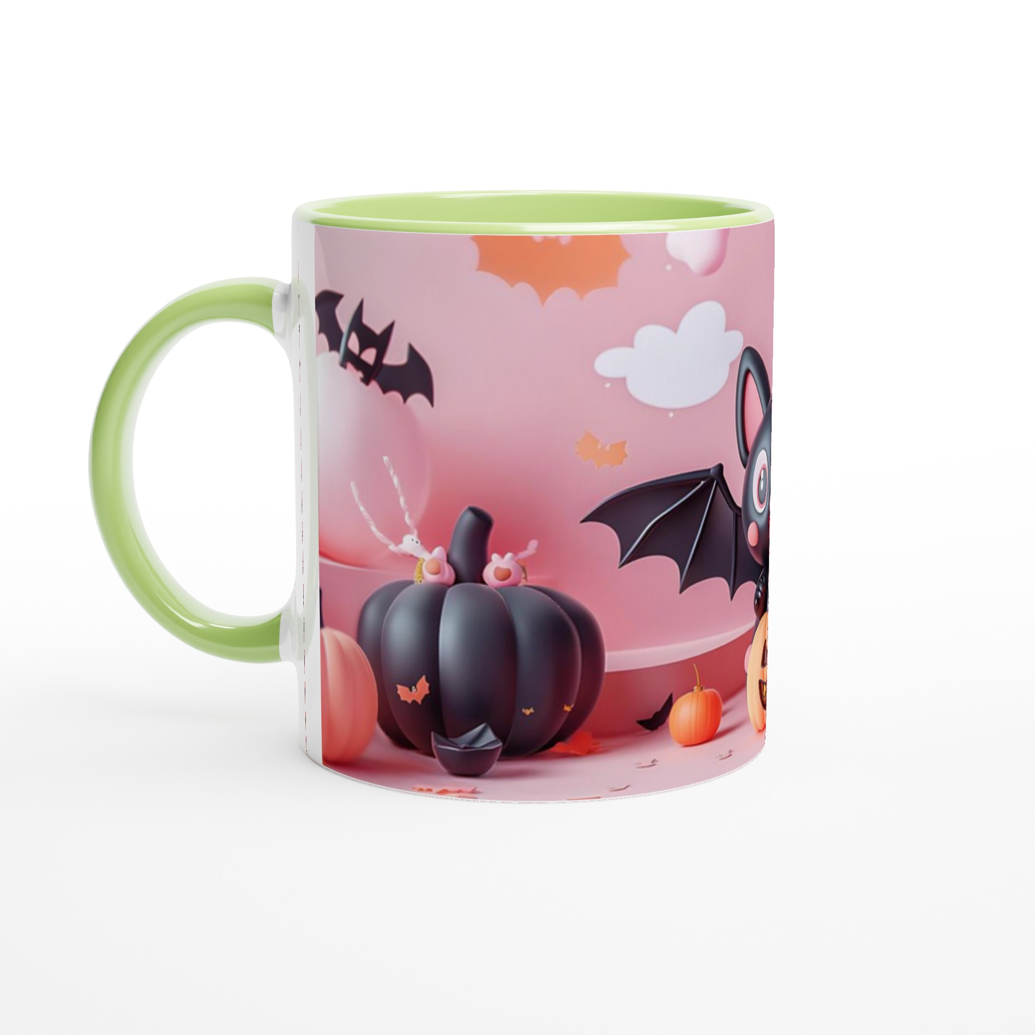 Söt Halloween Fladdermus Mugg: Personlig Favorit i Flera Färger – 11oz Keramik 6 6714dc48-6007-4362-95b0-a00c812c7776