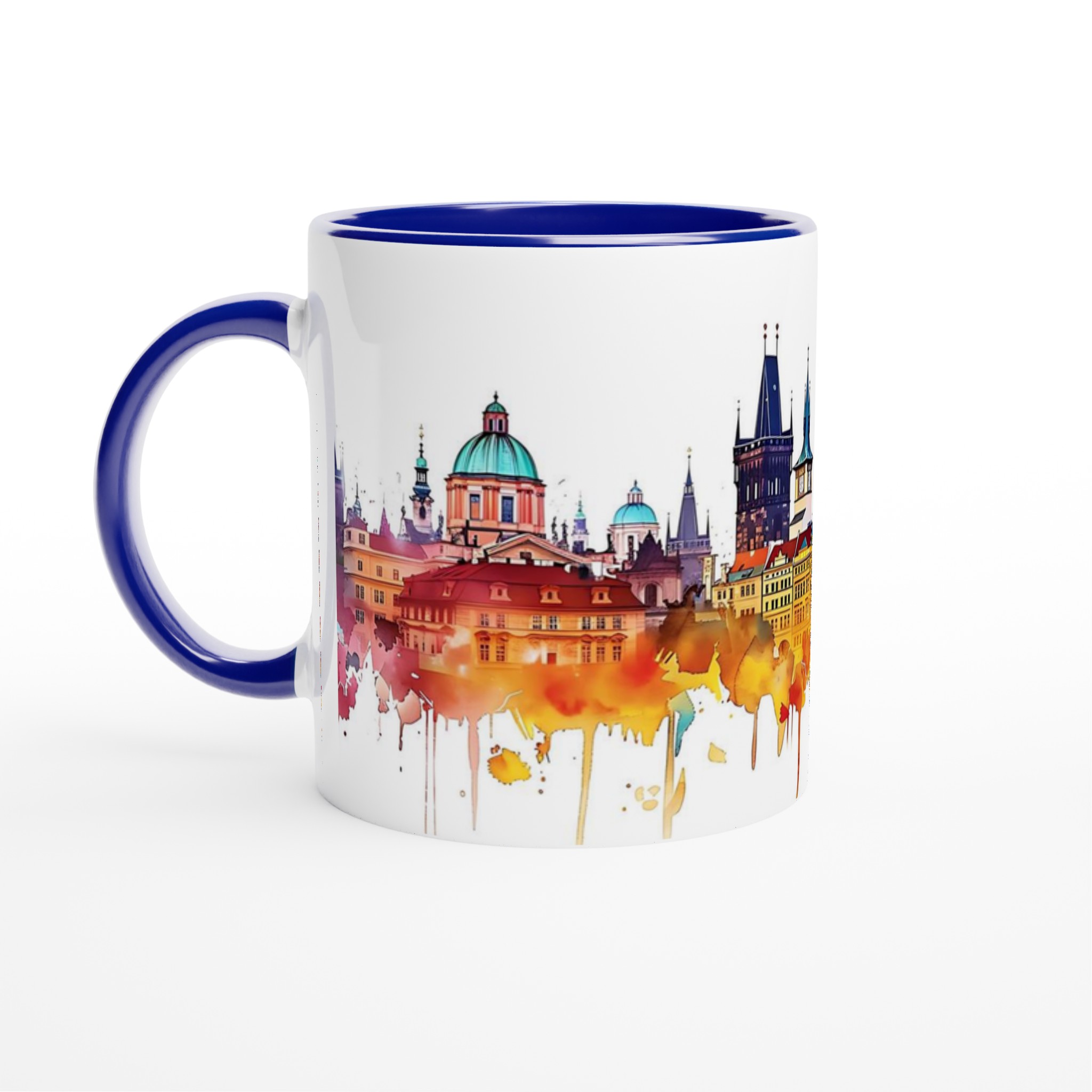 Mugg "Prag Akvarell" – Livfull Stadssiluett för Kaffeälskare, i Valfri Färg! 4 673b0b49-6e1d-47f1-a883-456f491a0152