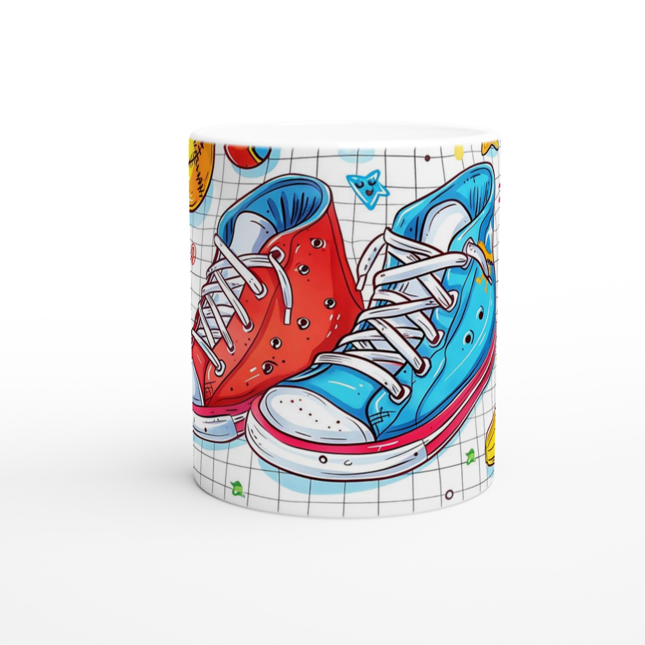 Retro Sporty Sneaker Mugg – Lycklig Barndomsnostalgi i Färg! 8 67b66500-bd4f-492f-adab-d2a889b377ef