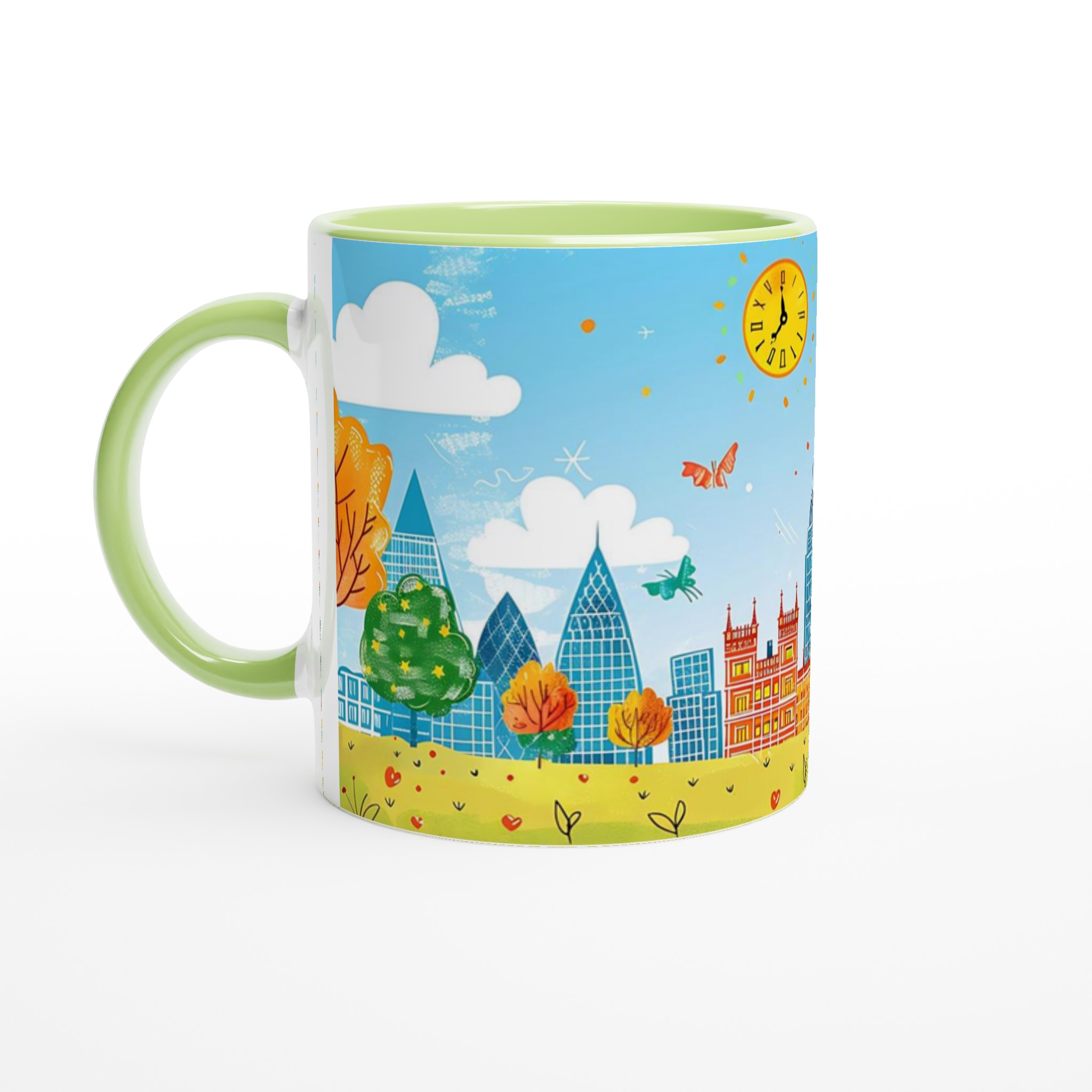 London Landscape Kaffemugg – Färgstark, Lekfull Stadssiluett i Premium Keramik – Välj Din Favoritfärg! 3 67f7cb56-e9f3-46a1-8a18-5b13ff68342b