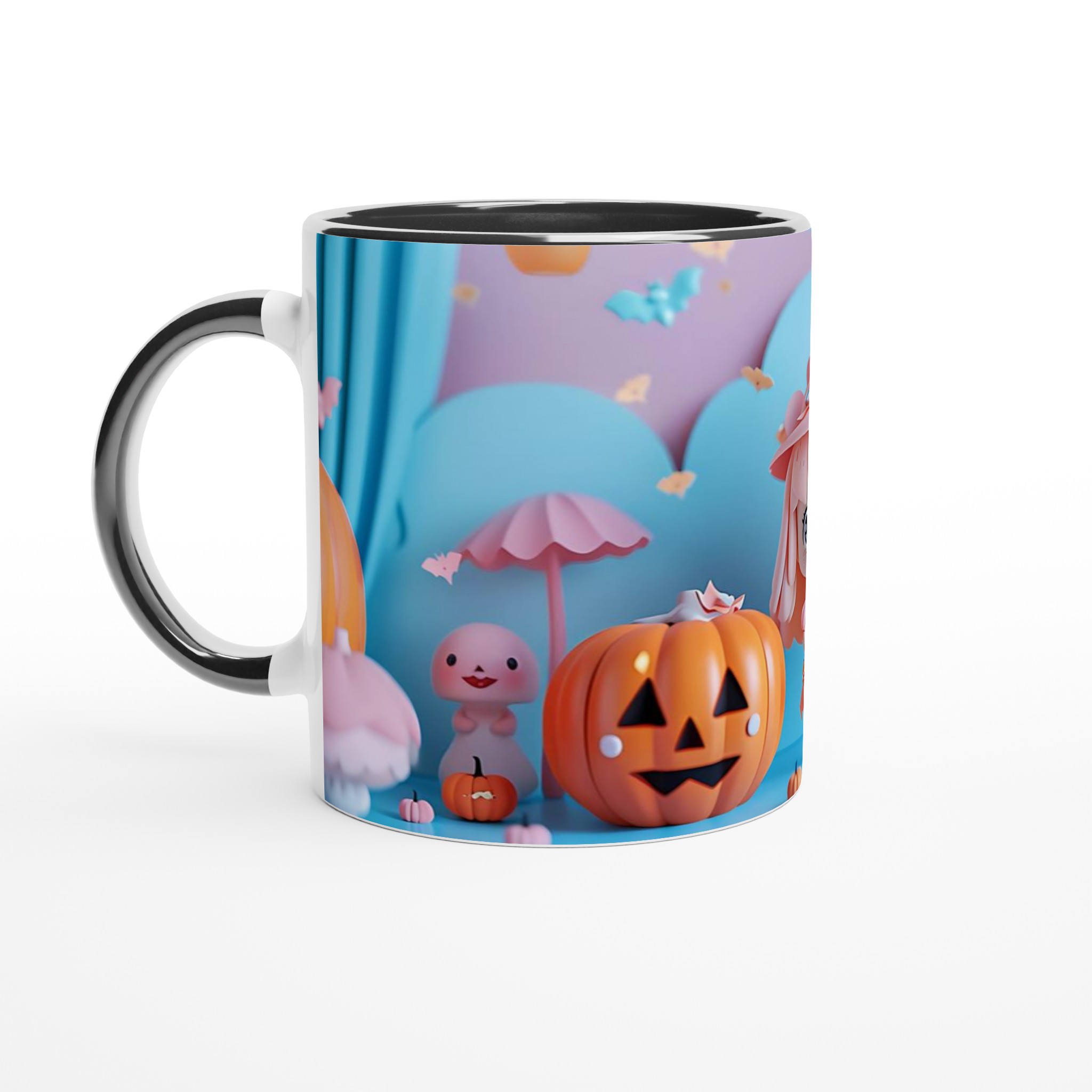 Pastel Halloween Mugg – Söta Pumpa- och Häxmotiv i 11oz Keramik, Välj Bland 7 Färgstarka Nyanser! 2 682f6722-d08e-419e-91a0-fcbf19765612