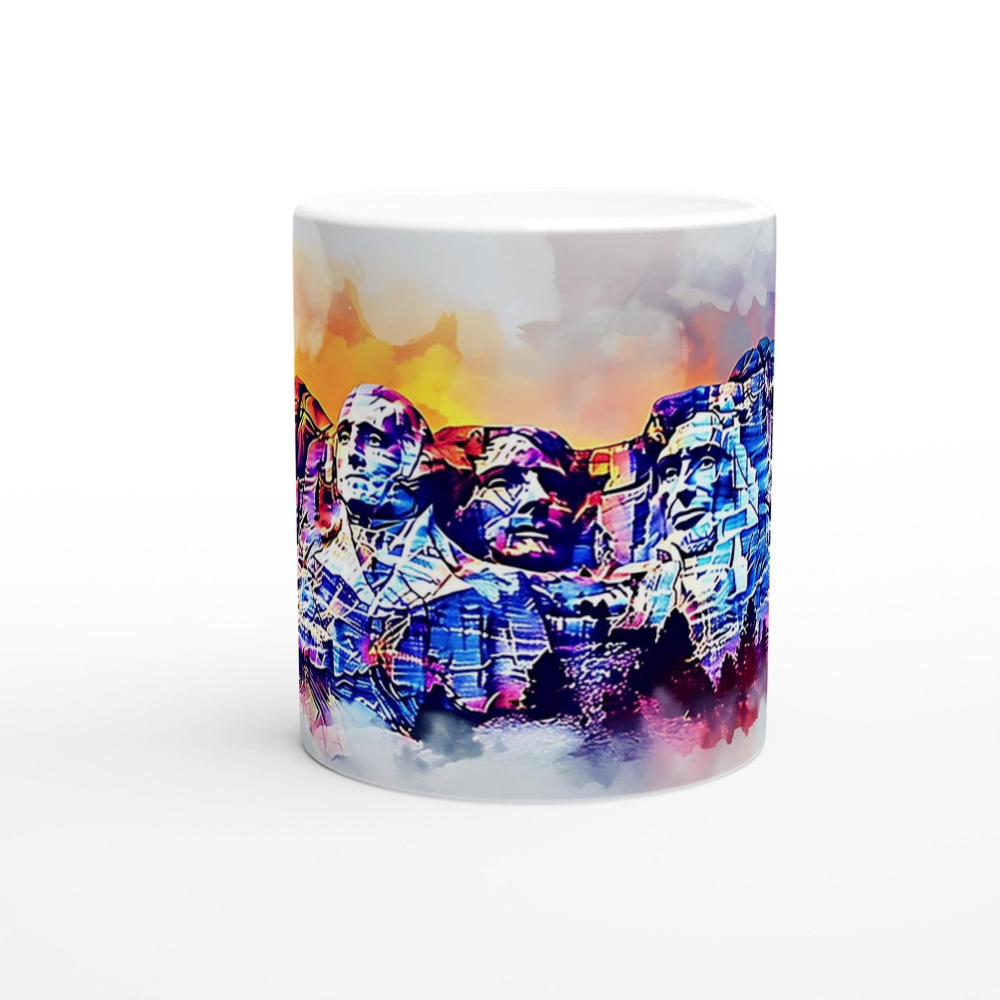 Mount Rushmore Pop Art Mugg – Livfull Design, Välj Din Favoritfärg! 8 6859bac1-b317-4bf8-a2a1-9d2c0ca8cc33