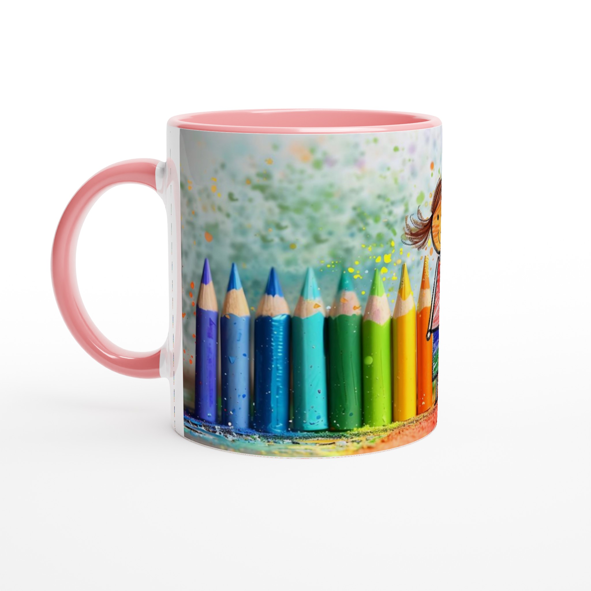 Kreativ Glädje: 11oz Keramisk Mugg med Färgexplosion & Glad Karaktär – Välj bland 7 Livfulla Färger! 7 688df7e8-7a21-499d-8f5f-d4322839c997