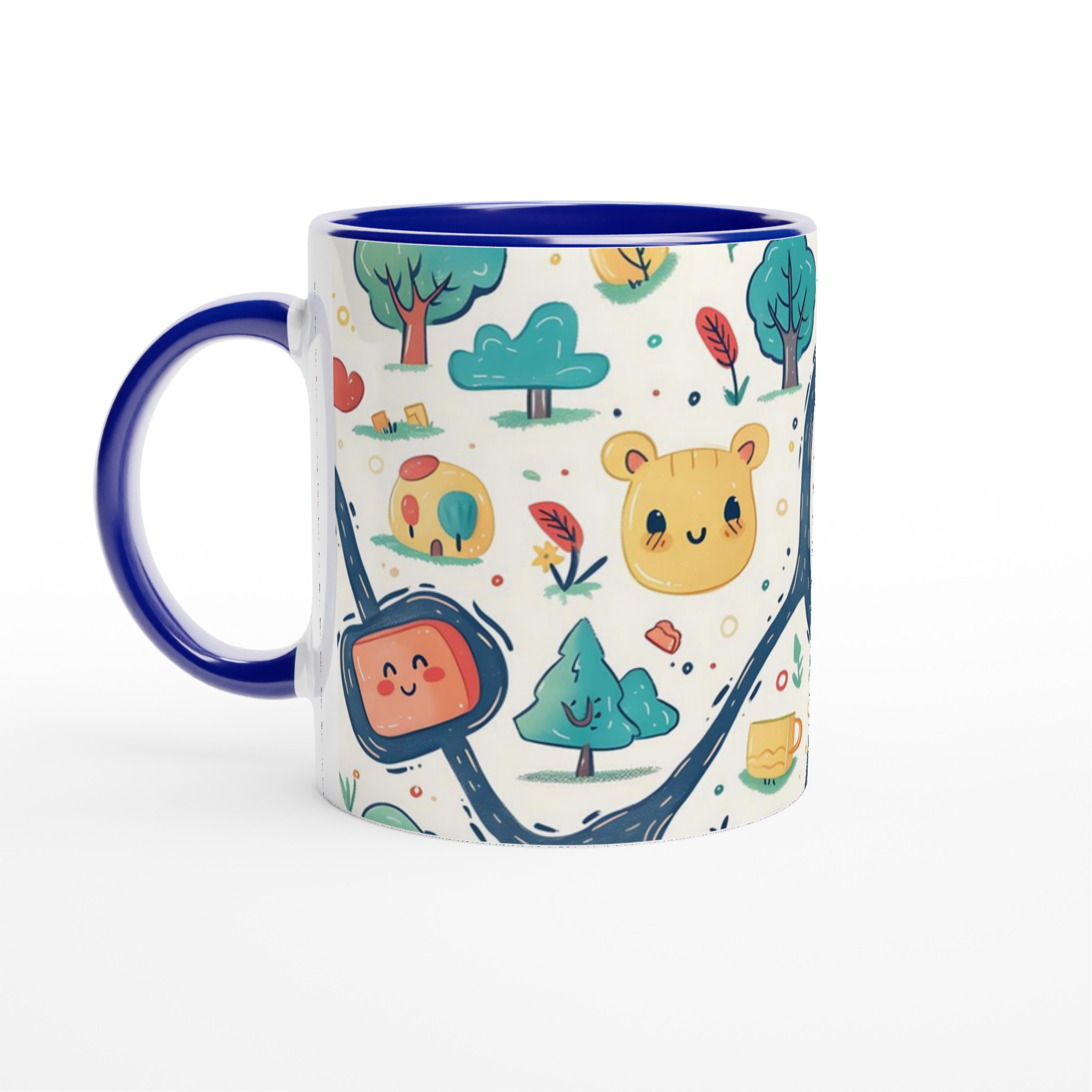 Äventyrlig Mugg med Söta Djur & Natur Motiv – 11 oz Keramisk Kaffe- och Temugg i 7 Färger 4 68a193b0-921d-4905-a95a-802fb4ef620a