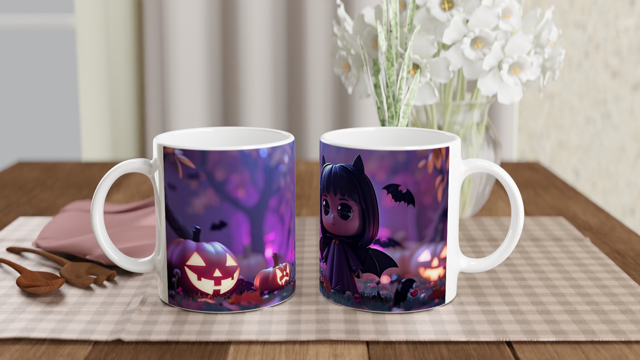 Mystisk Halloweennatt Keramisk Mugg - Välj bland 7 Förtrollande Färger! 10 68ac0257-af82-49f7-9374-90637a7eba3d