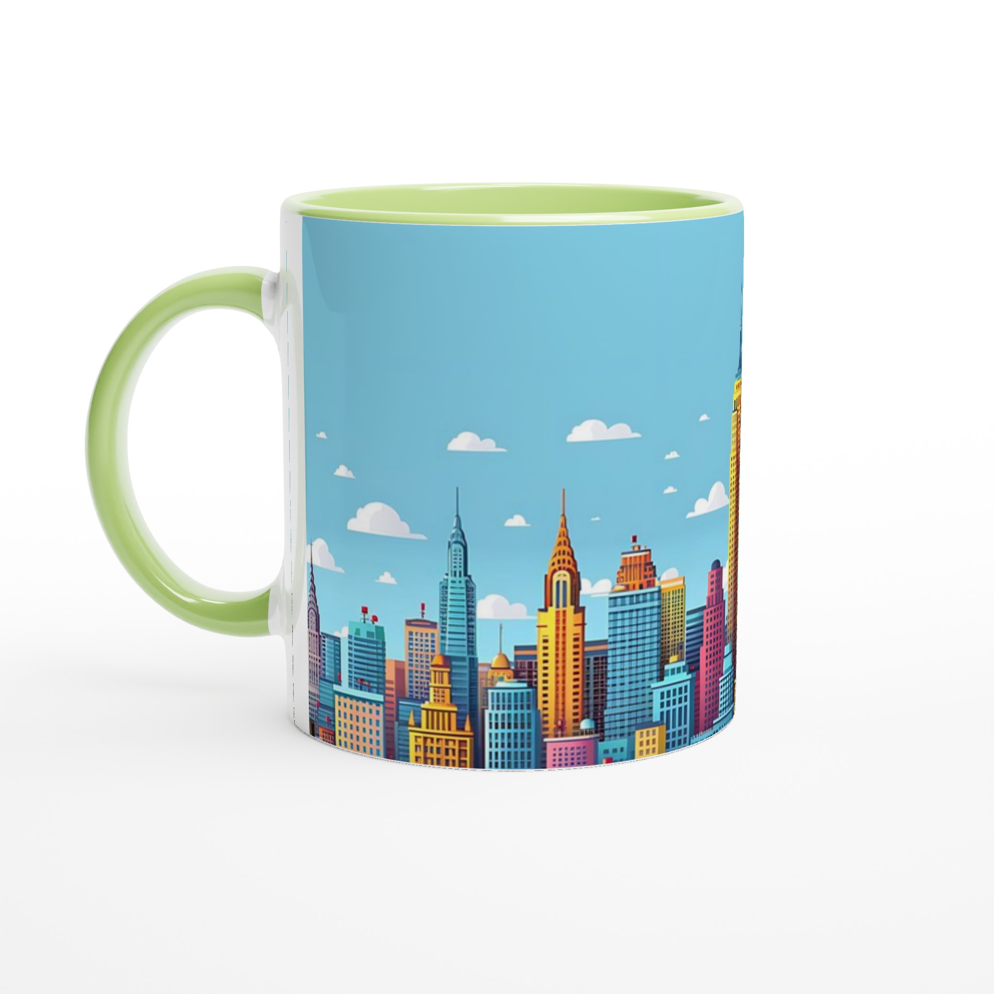 New York City Skyline Kaffemugg – Färgstark Keramikmugg i 7 Nyanser 3 68e43b33-4826-4cee-b04c-b367d4dc5ffc
