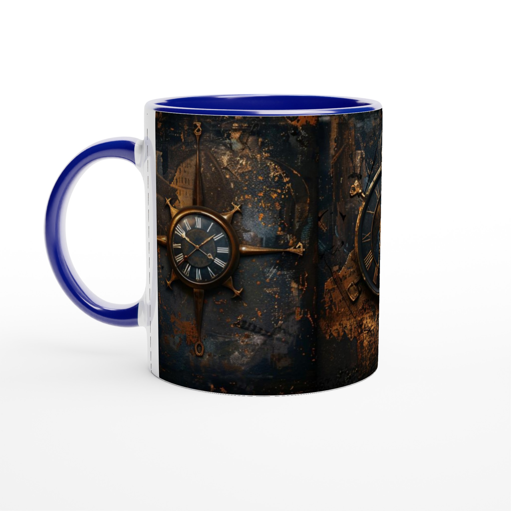 Tidlös Elegans: 11oz Keramikmugg med Antik Klockdesign – Välj din Färg 4 690e6749-5fdc-463a-8635-aa56749c1bf4