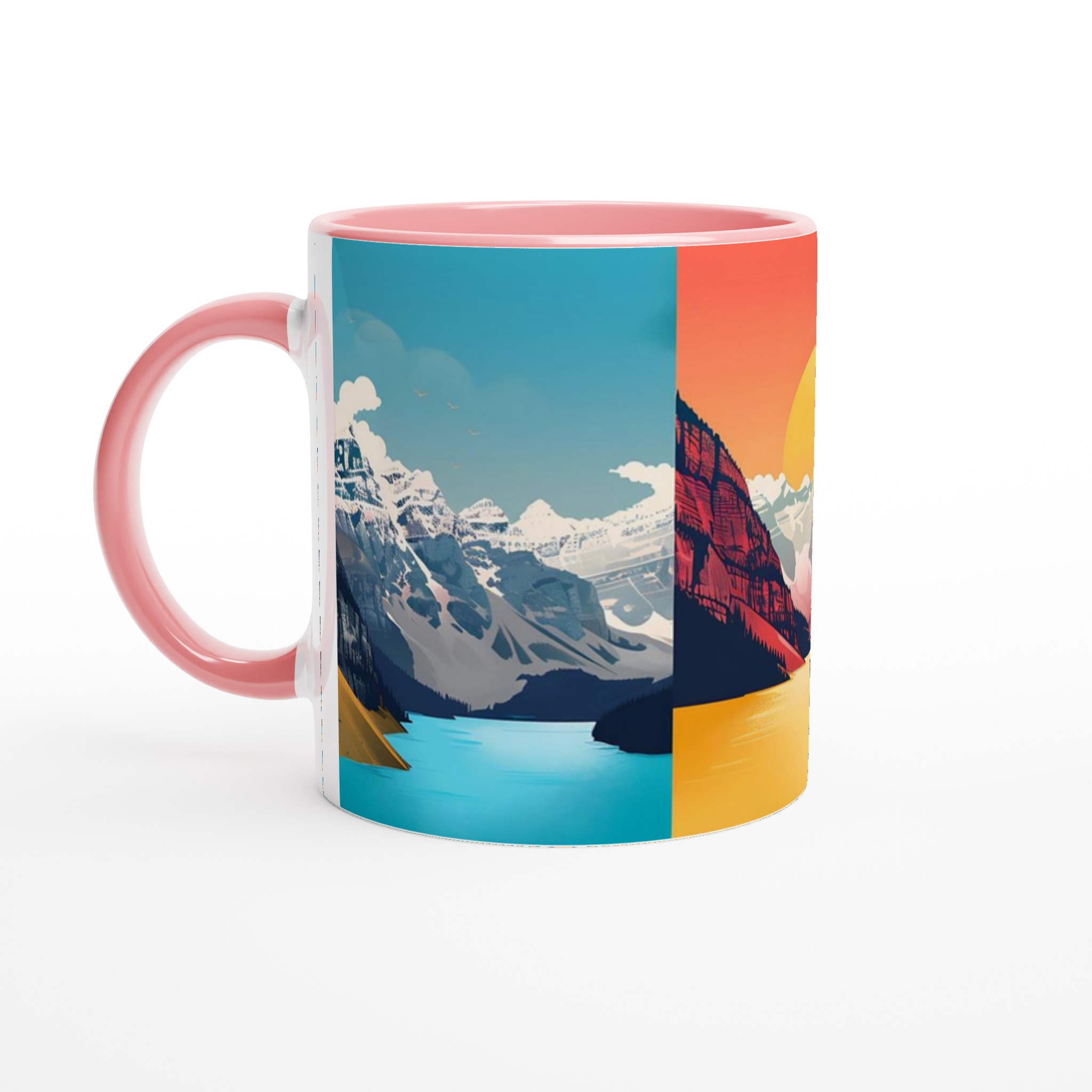 Majestic Mountain Lake Mugg – Välj din Färgstarka Utsikt! 6 693a9092-0da9-482b-94f7-0ac2b23f49d2