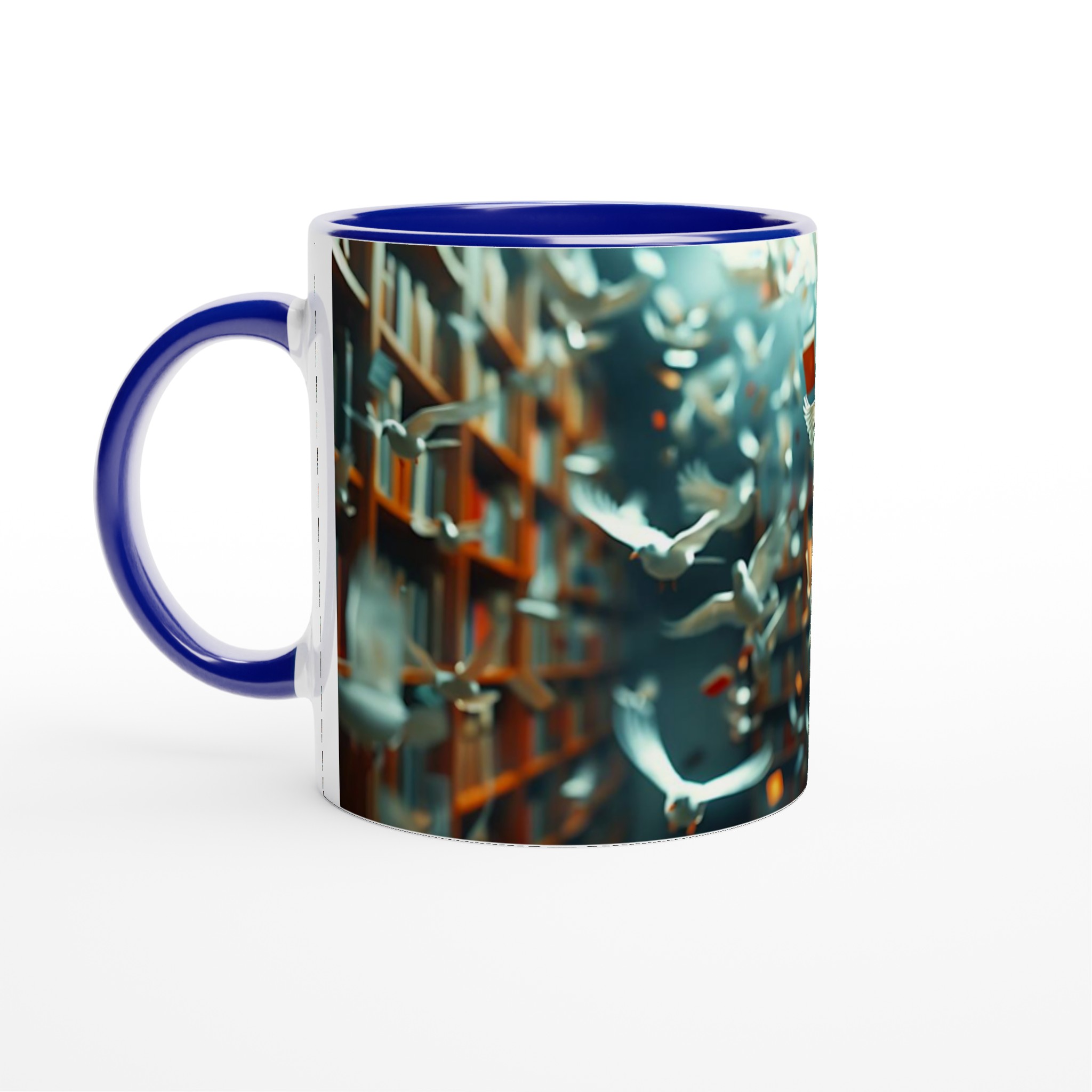 Magiska Flygande Böcker Mugg – 11 oz Keramisk Mug för Litteraturälskare i Valfri Färg 4 693b8057-fa35-4d66-98de-e2aa111f3f8a