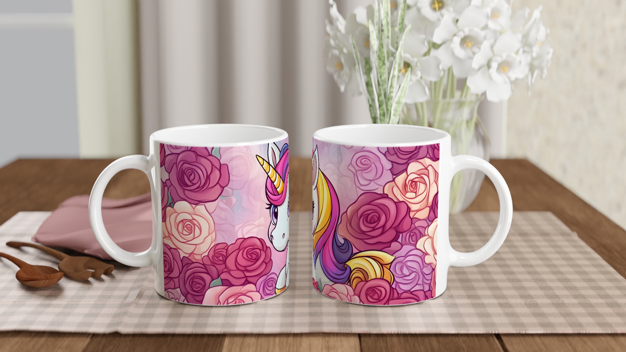 Magisk Enhörningsmugg - Förgyll Din Vardag med Rosa Rosor & Fantasi! 10 696c18be-2165-41d8-ba2e-e6db66991762