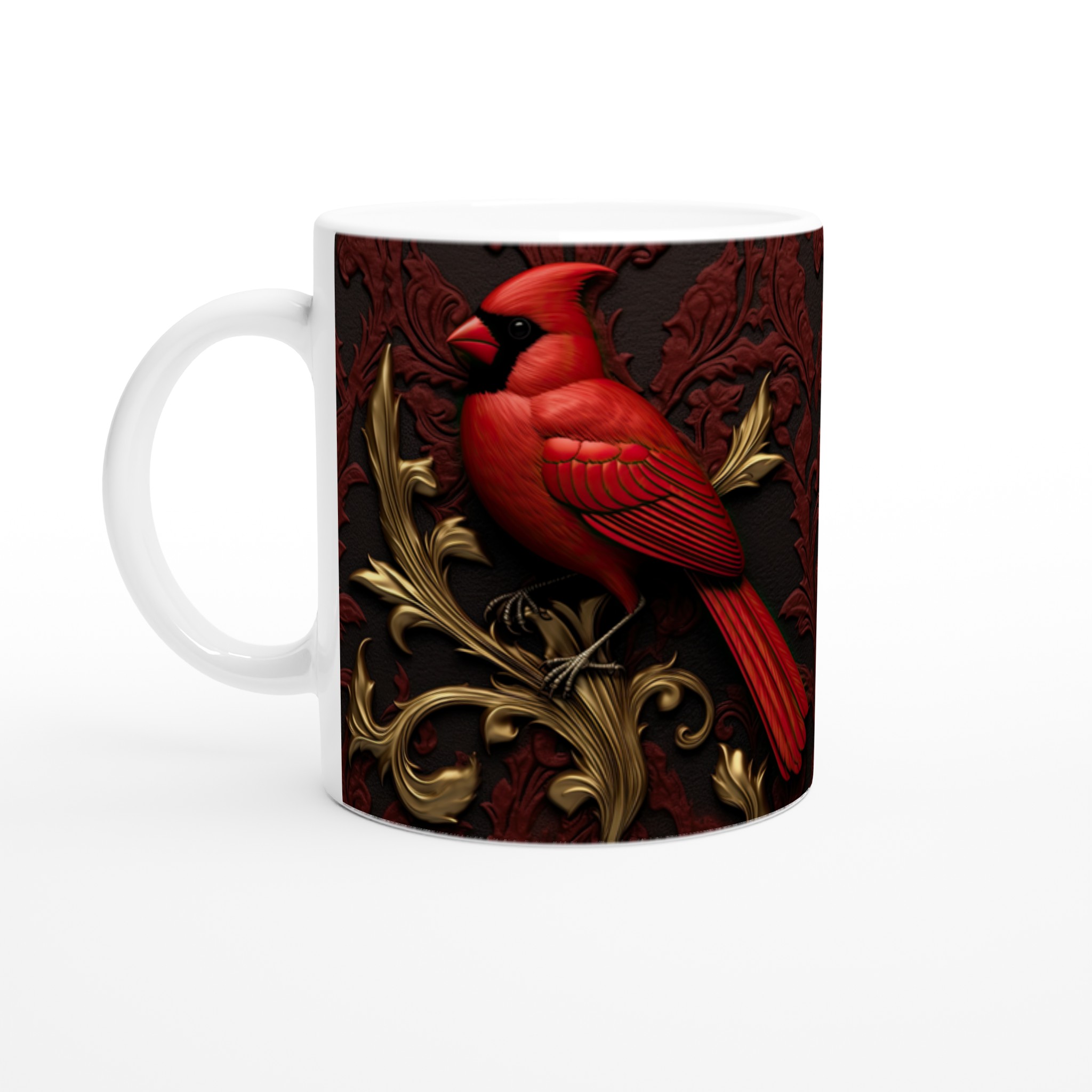 Elegantly Detailed Ceramic Mug with Vibrant Cardinal Design – Choose Your Favorite Color 1 69ca544e-7ea0-45db-b069-9ffe7fcf0b69