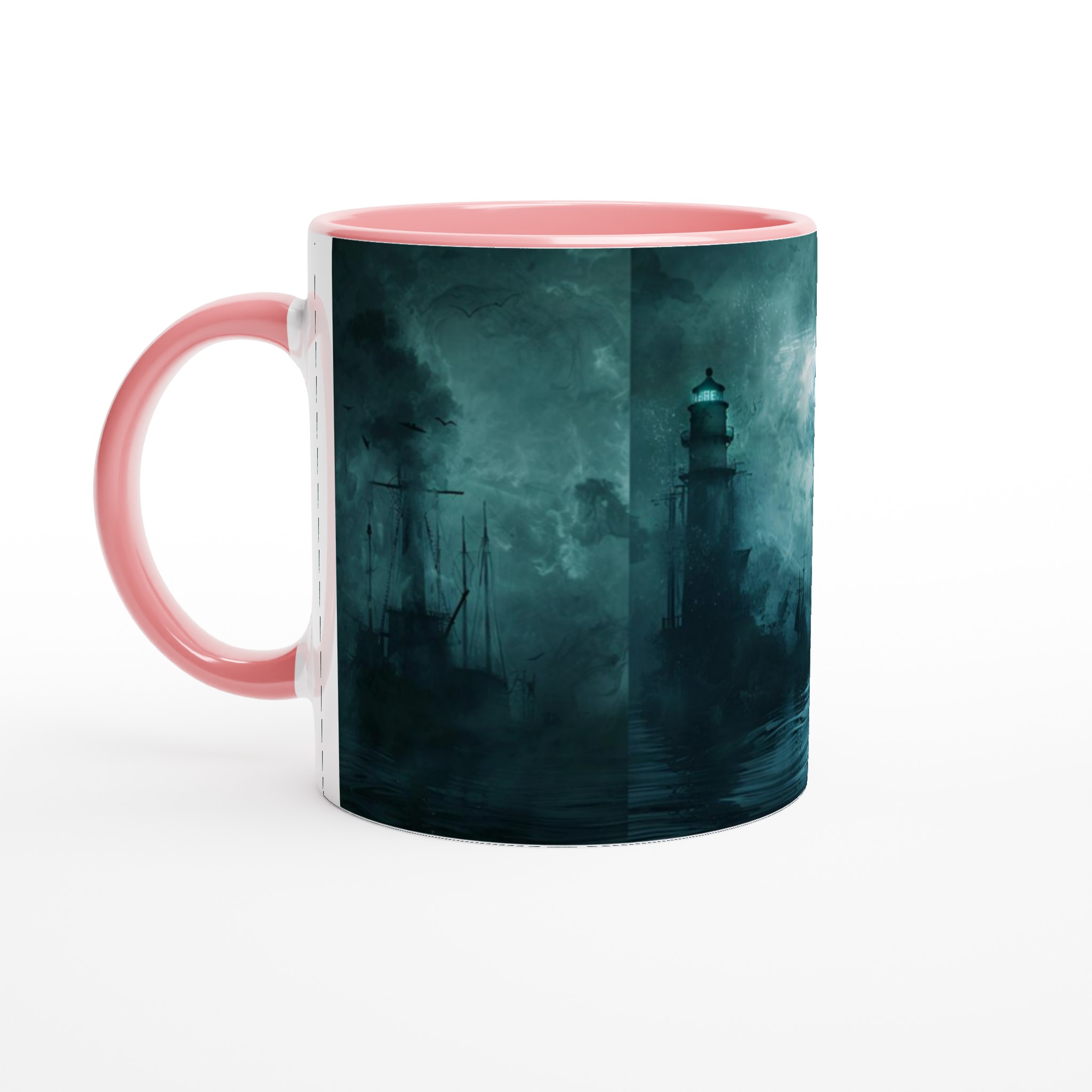 Mystical Lighthouse Ceramic Mug – 11oz in Your Choice of Ceramic Hues 6 69cb60be-2583-408a-aed2-776241a4eca3