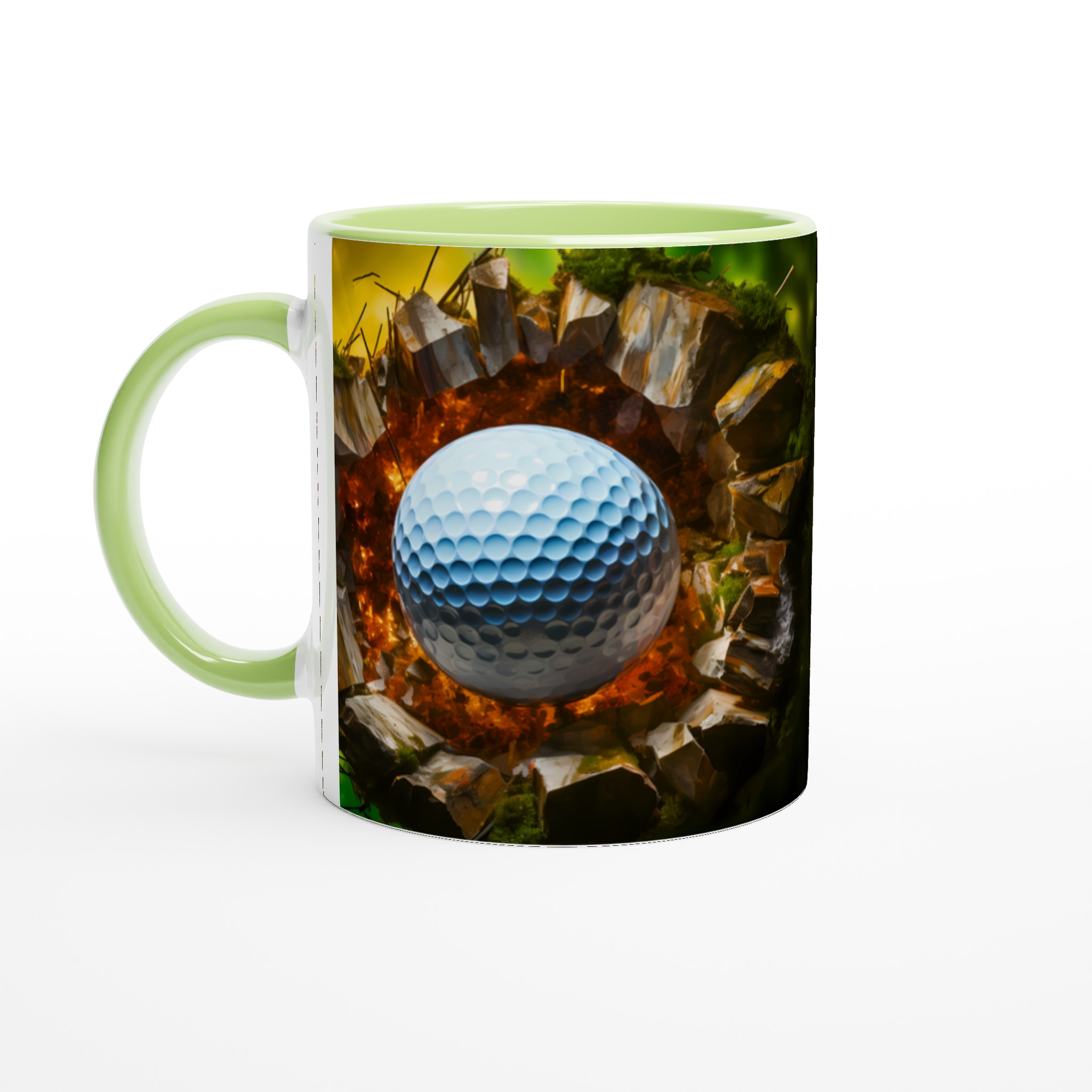Explosiv Golfboll Mugg – Unik 11oz Keramisk Mugg för Golfentusiasten 3 6a3918a8-5028-4062-81dd-553f7a934f61