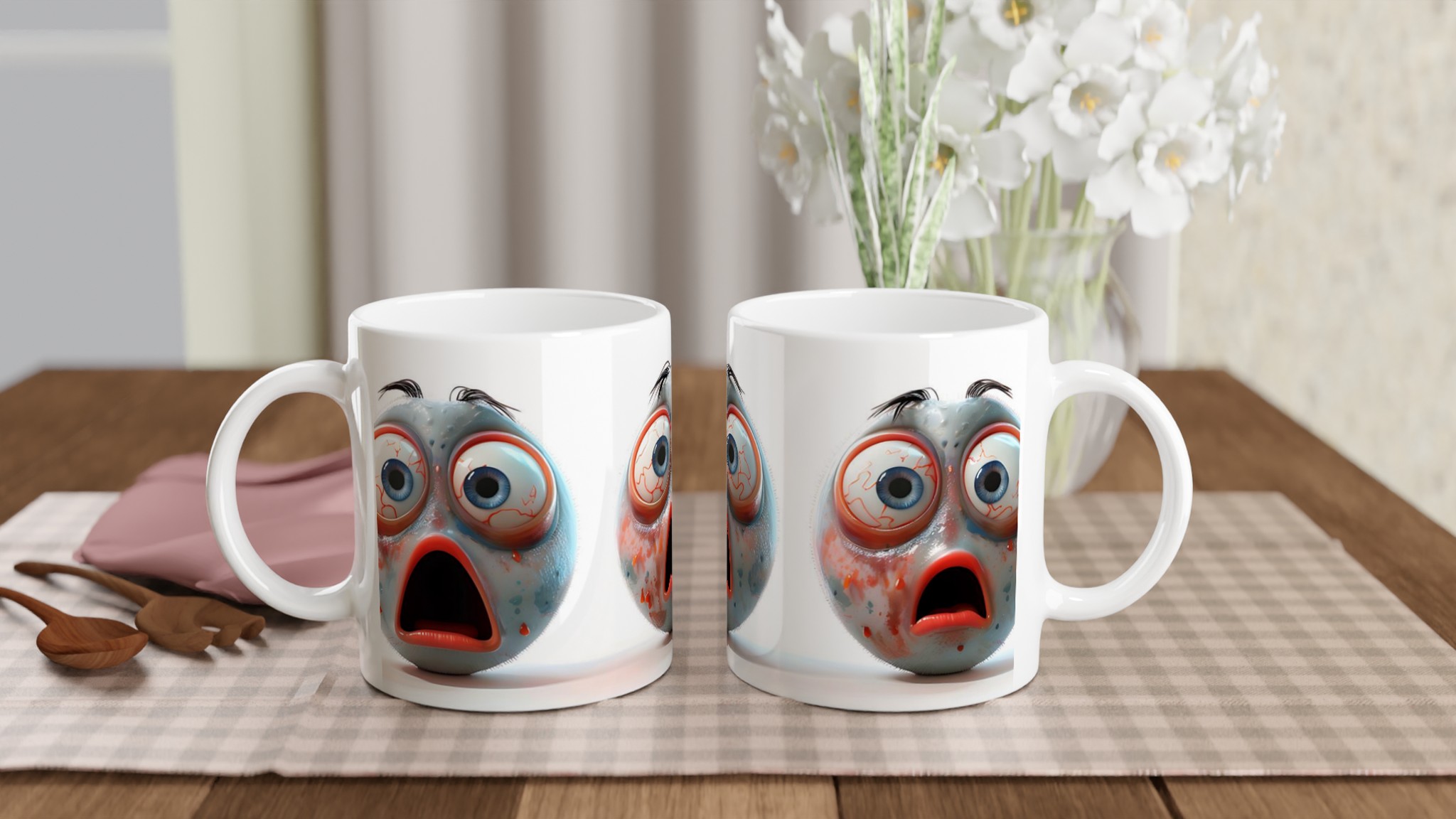 Chockad Emoji 11oz Keramikmugg – Utstickande Design i Flera Färger 10 6a7c6687-73b9-4421-a583-916dd1b2f8e8