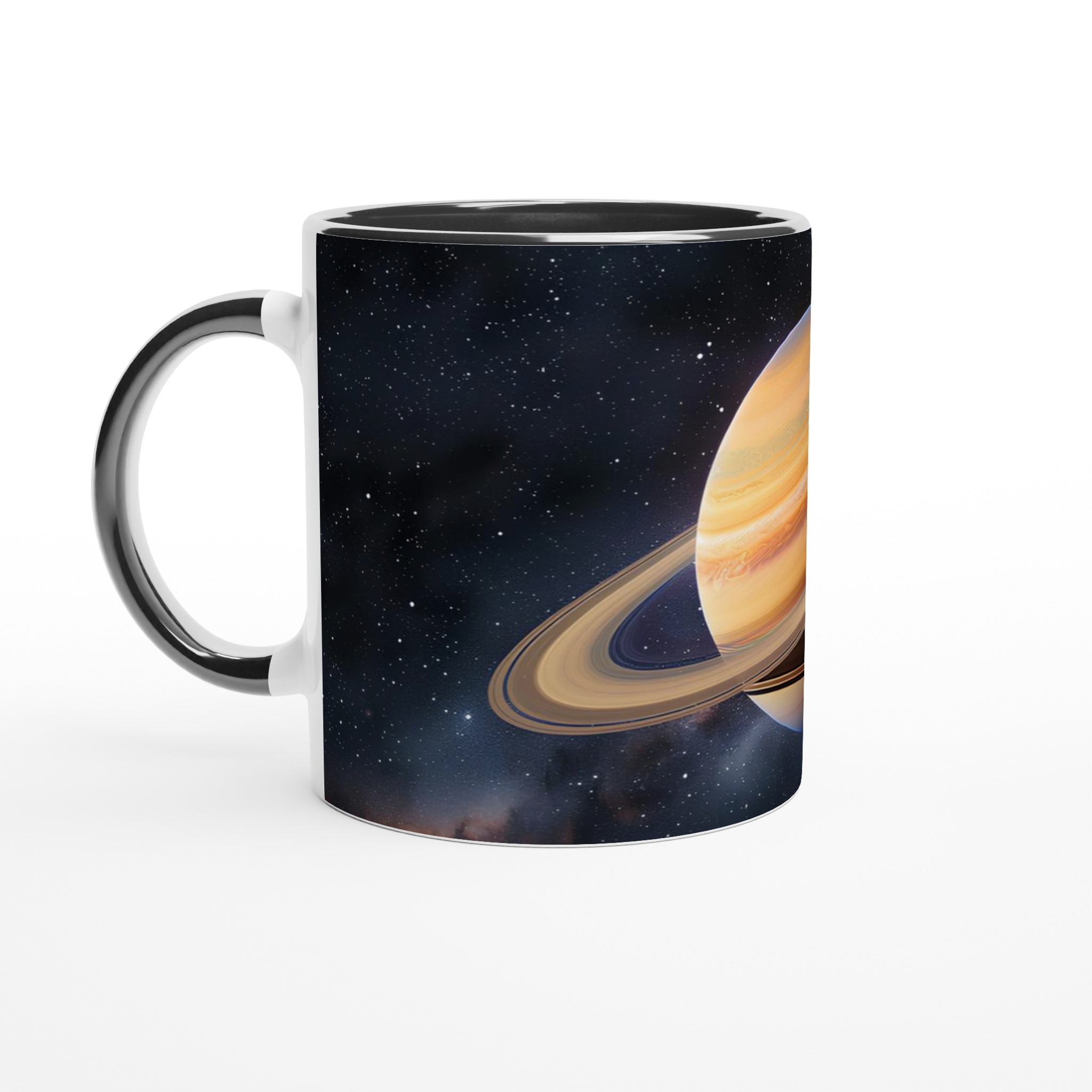 Saturnus Kosmisk 11oz Keramisk Mugg – Drick ditt kaffe bland stjärnorna i åtta färger 7 6a89c76d-c482-4518-9eb6-dad608cc5a20