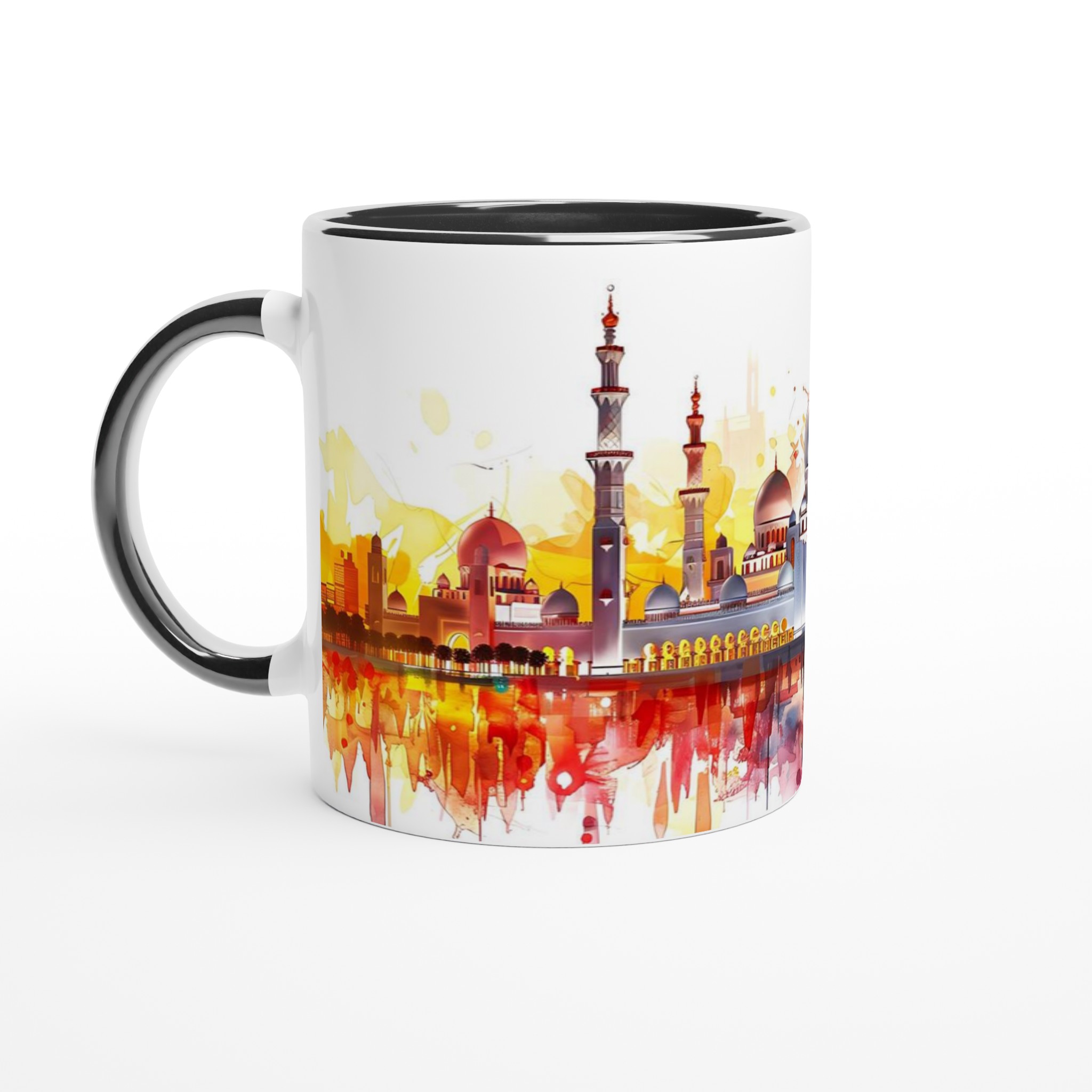 Mångfärgad Orientalisk Arkitektur 11oz Keramisk Mugg – Konstnärligt Tryck & Hållbar Kvalitet 7 6a970dcd-d142-4530-a302-81deb92559a8
