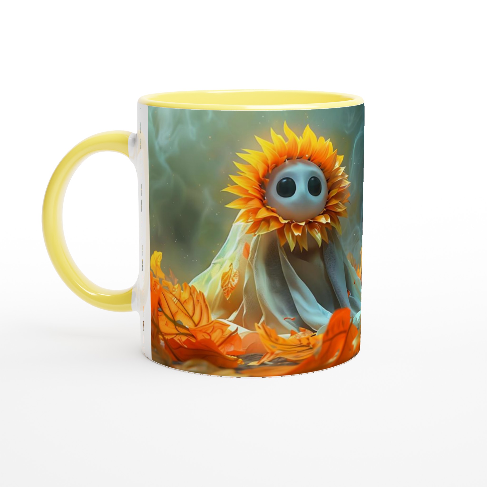 Söt Solros Spöke Keramikmugg - Höstmysig Design för Kaffe & Te i Flera Färger! 5 6a9c909b-d9ac-4c31-a8c7-dec496ace72f