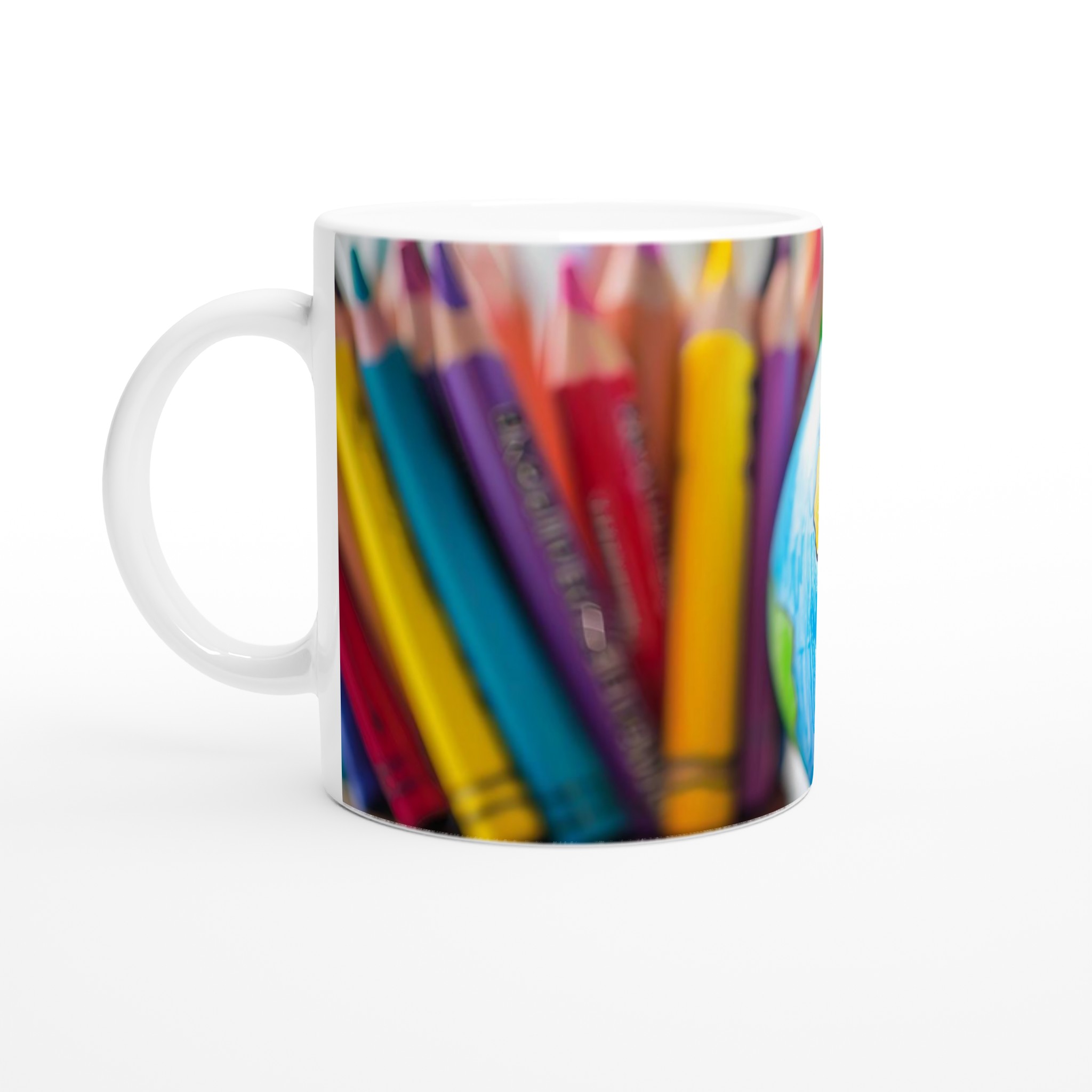 Kreativ Mugg med Världskarta & Leende – 11oz Keramikmugg i Valfri Färg! 1 6aba385c-4a28-4f6b-aa6c-34d1ab307979