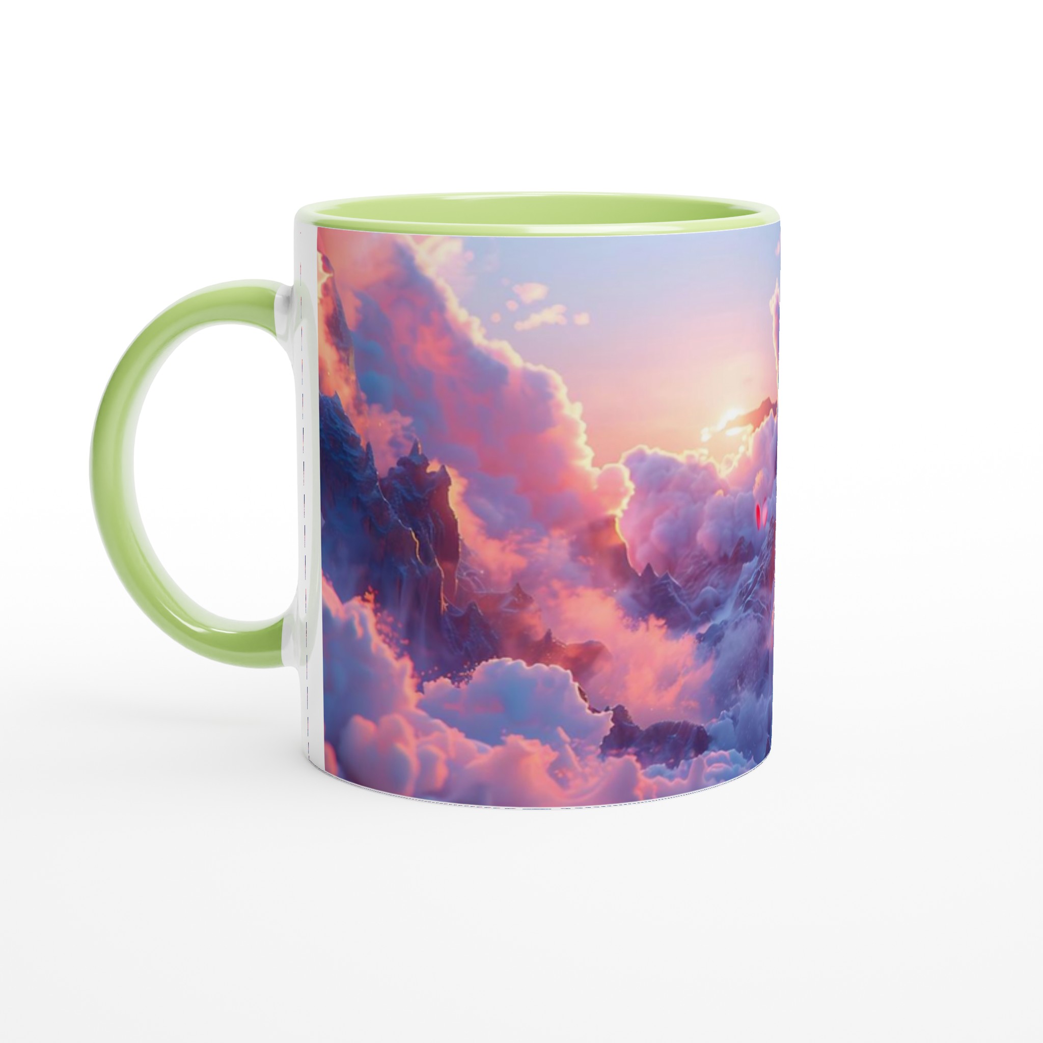 Förtrollad Gryning Keramikmugg – Fantasifull design i mjuka pasteller, 11oz premiumkvalitet 3 6ac67b80-484b-486a-95ec-cb6cc1d7f312