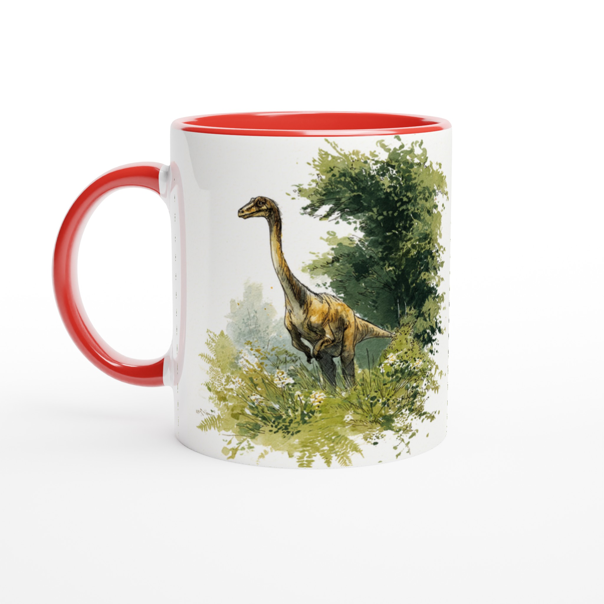 Dinosaurie i Akvarell 11oz Keramisk Mugg – Välj bland 7 Livfulla Färger! 2 6b06ccbe-c2a6-4c8c-90de-0772aa84fb28