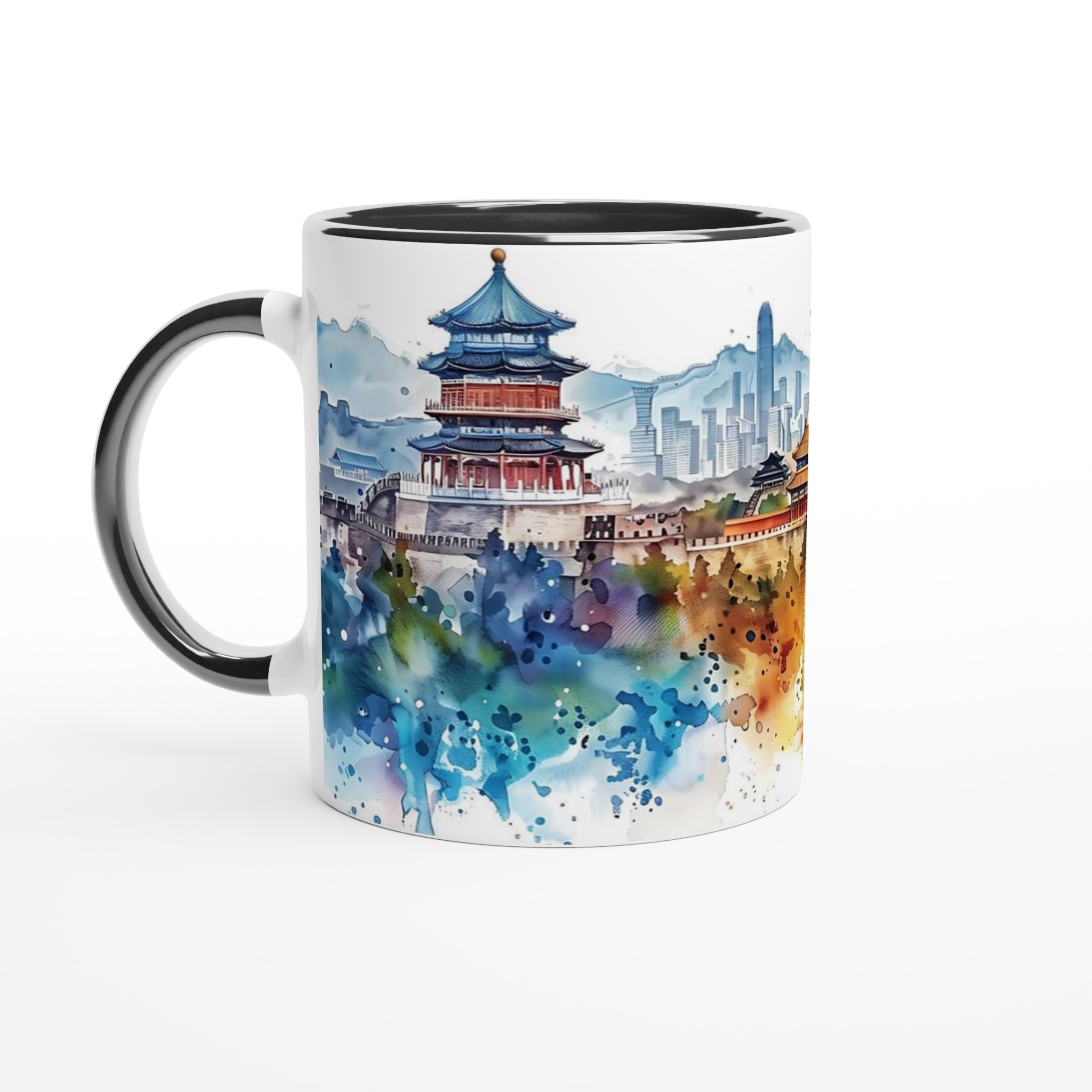 Asiatisk Vattenfärg: 11oz Keramisk Mugg – Konstnärligt Tryck & Färgval 7 6b0bcce1-aa6b-45cf-a581-d8fe34613561