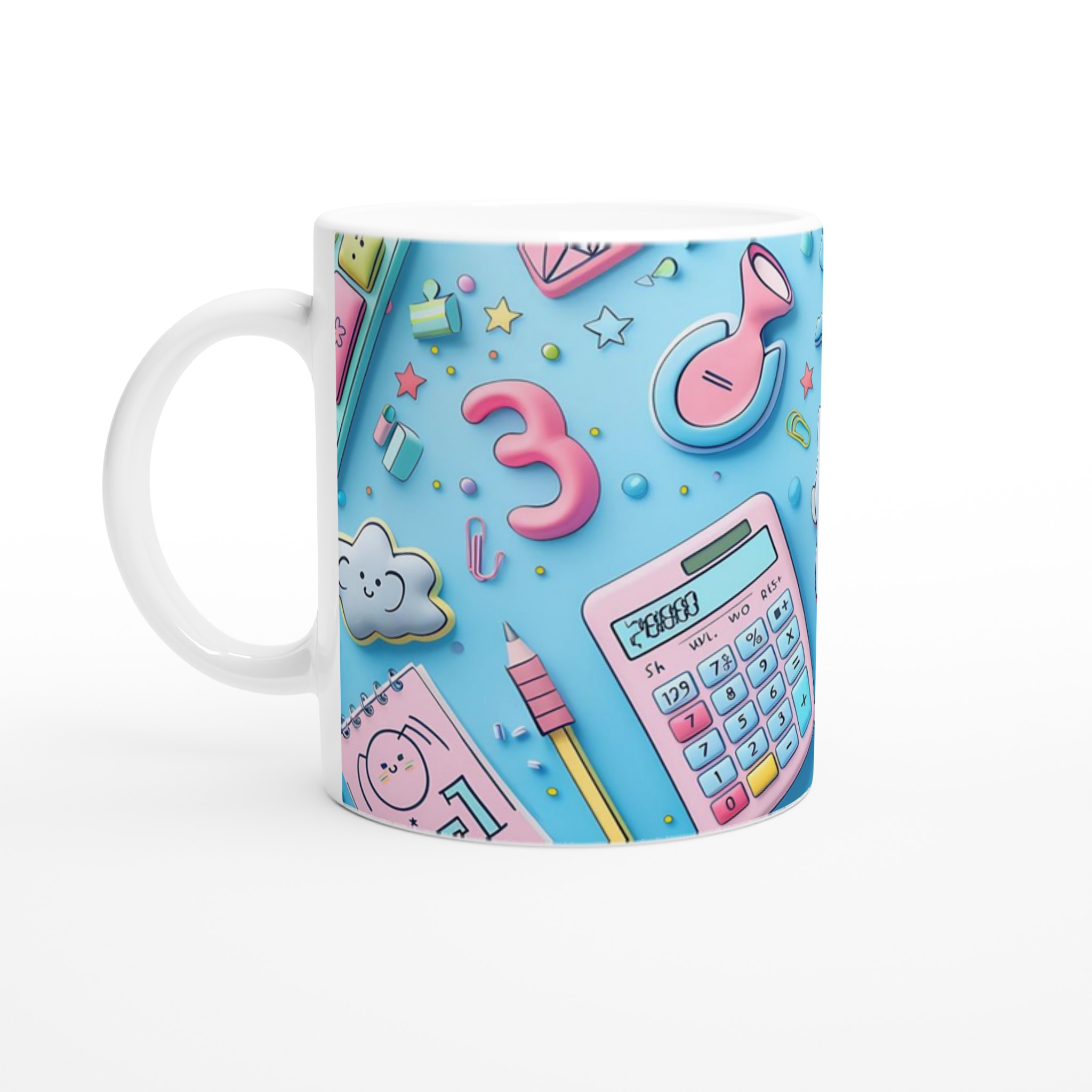 Pastell Poppin' Mugg: 11oz Keramisk Mugg för Glad Färg och Komfort 1 6b329d3d-ac85-48d1-8344-14badd1e8729