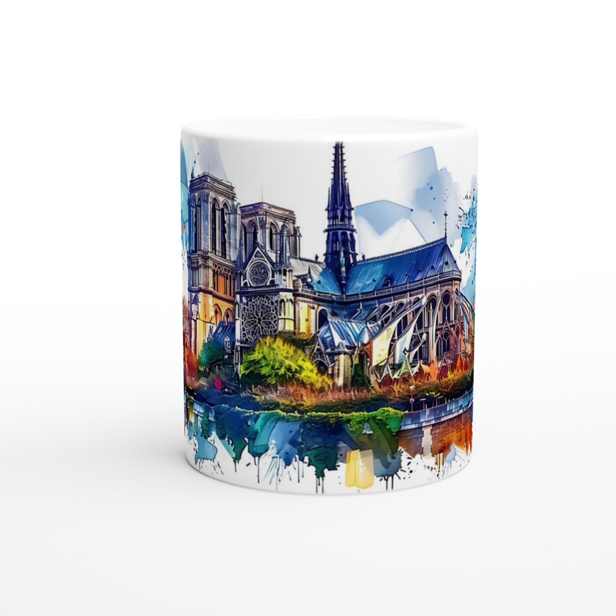 Färgsprakande Notre Dame Mugg – Akvarell Konstverk för Kaffeälskaren i 7 Nyanser 8 6b41fb76-a7b7-43df-ac48-fd4db0684aad