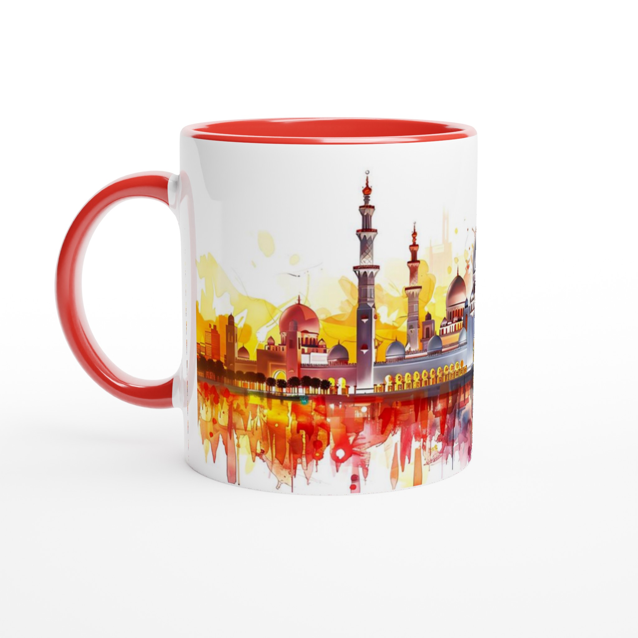 Mångfärgad Orientalisk Arkitektur 11oz Keramisk Mugg – Konstnärligt Tryck & Hållbar Kvalitet 2 6bac1480-61ce-4f3b-ba28-afdbadcefaf3