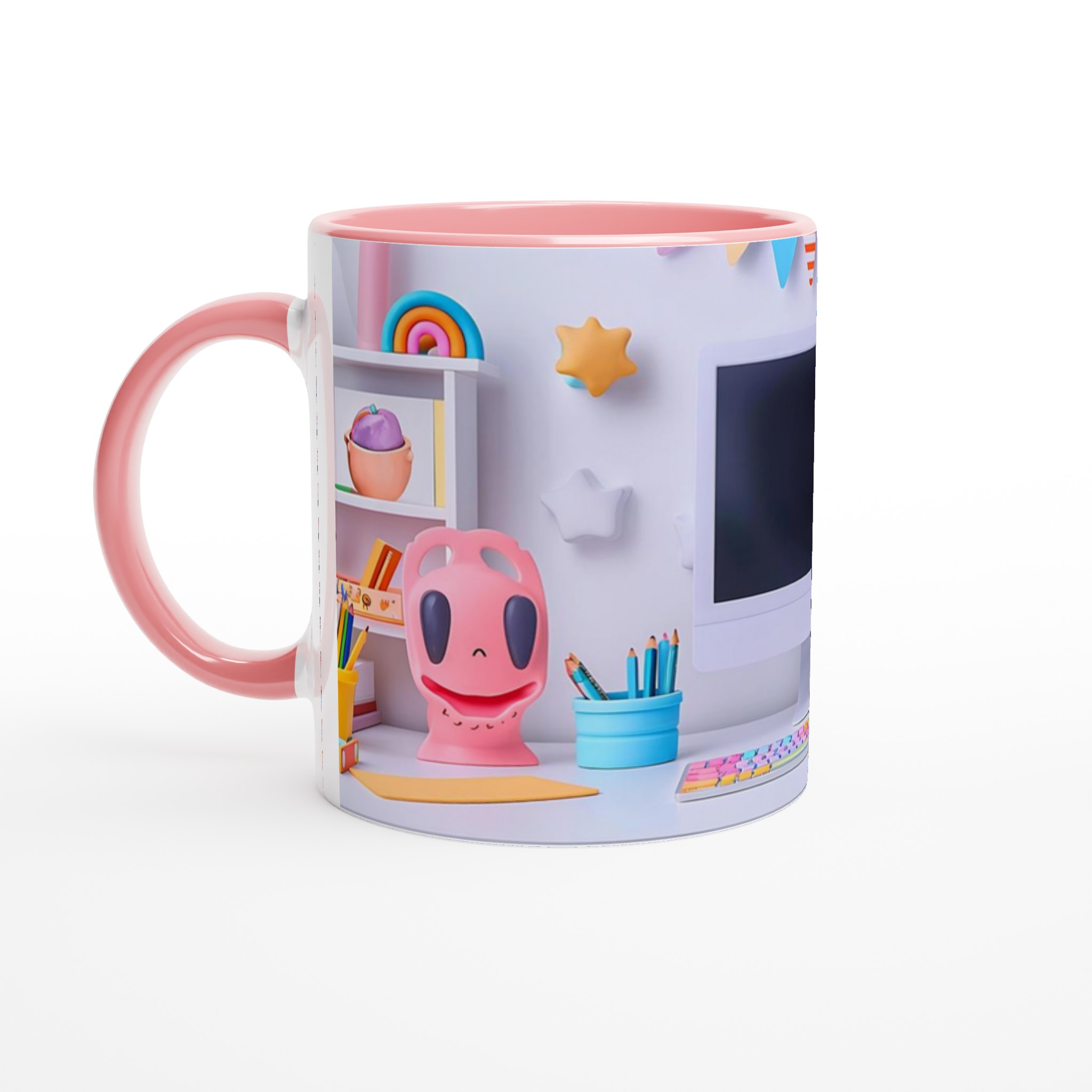 Pastell dröm 11oz keramisk mugg – Liva upp ditt kaffe med lekfulla färger, välj din nyans! 6 6c29fda1-9e55-4077-9e15-d1454d694f14