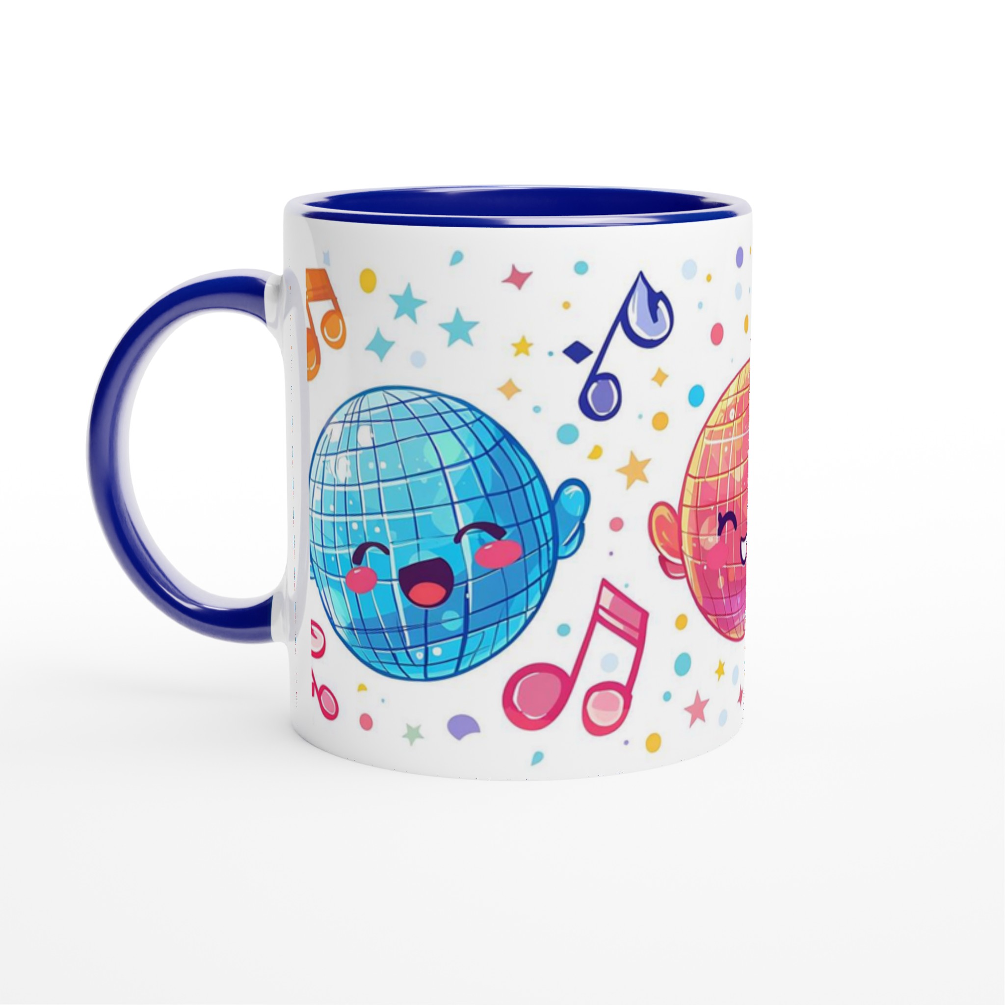 Disco Party Keramikmugg - Charmig & Färgglad 11oz Kaffekopp för Dansälskaren 4 6c2febc0-4c1d-4271-a6c8-1872a96b87f6