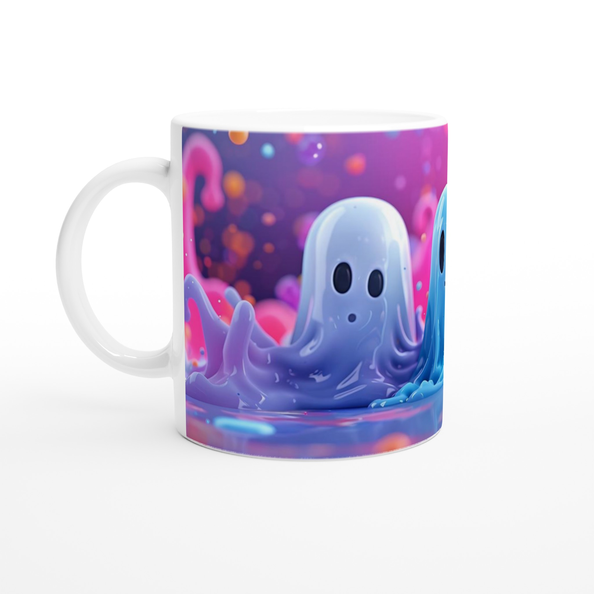 Sött Spöke Halloween Mugg – Lekfull Design i Livfulla Färger, Välj din Favorit 1 6c9b9fa5-56c7-43dc-b81a-e0fe66a95fa1