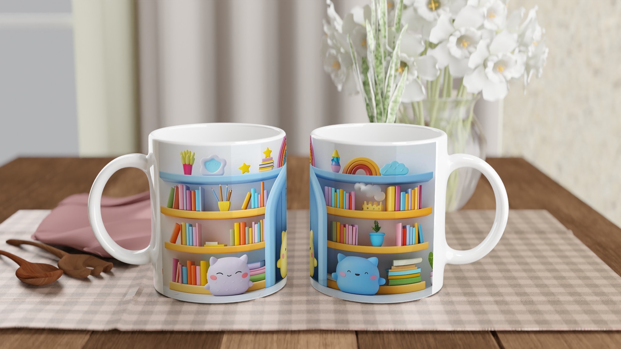 Pastell drömvärld Keramisk Mugg - 11oz lekfull design för alla dina favoritdrycker 10 6ccee52b-4c2b-4aea-9dcb-5ab3396b3de7