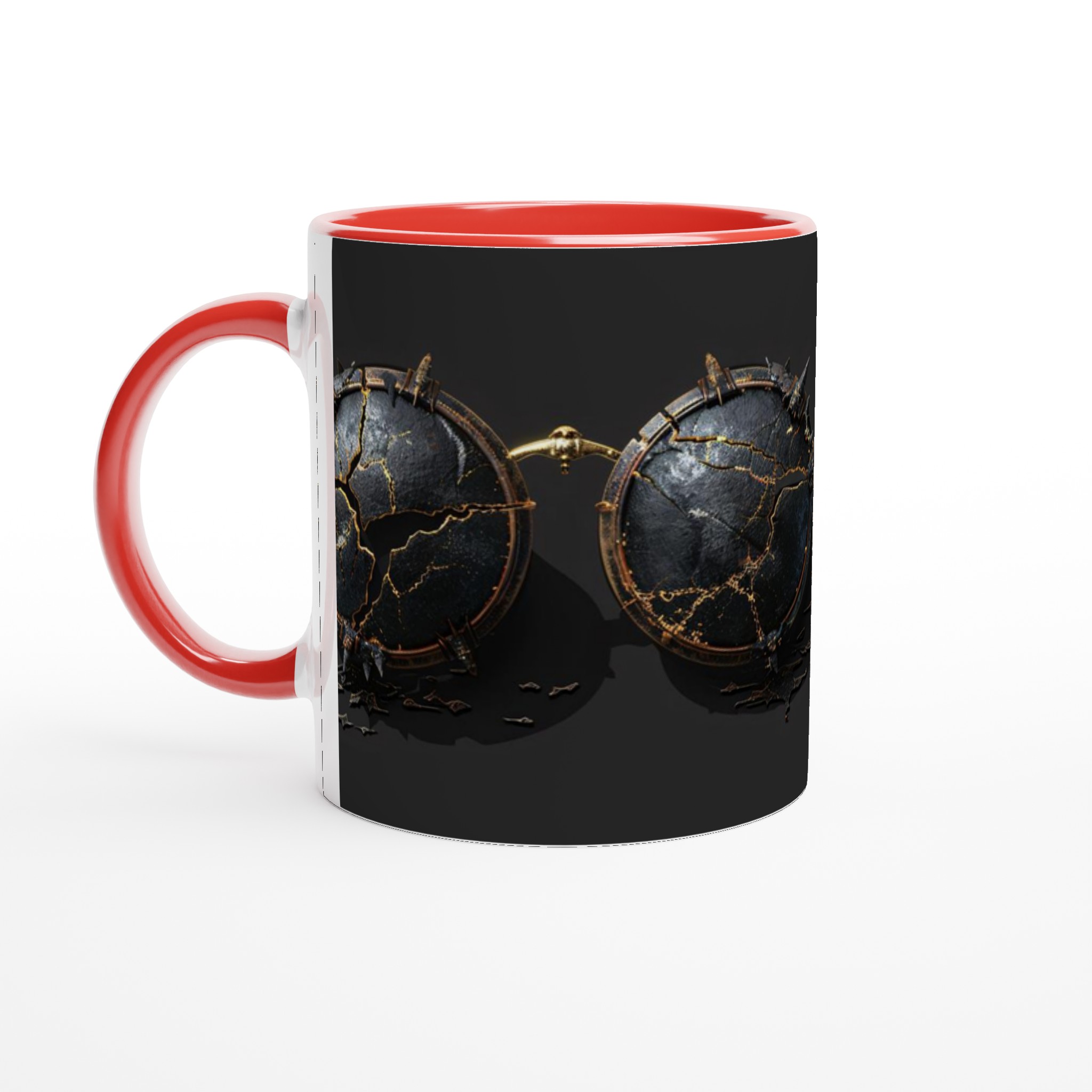 Förlorad Värld: Exklusiv Keramikmugg med Gyllene Sprickor - 11oz Designmugg i ditt val av färg 2 6d1737d9-ad88-4fe3-a2a3-ea5ca5e29f06