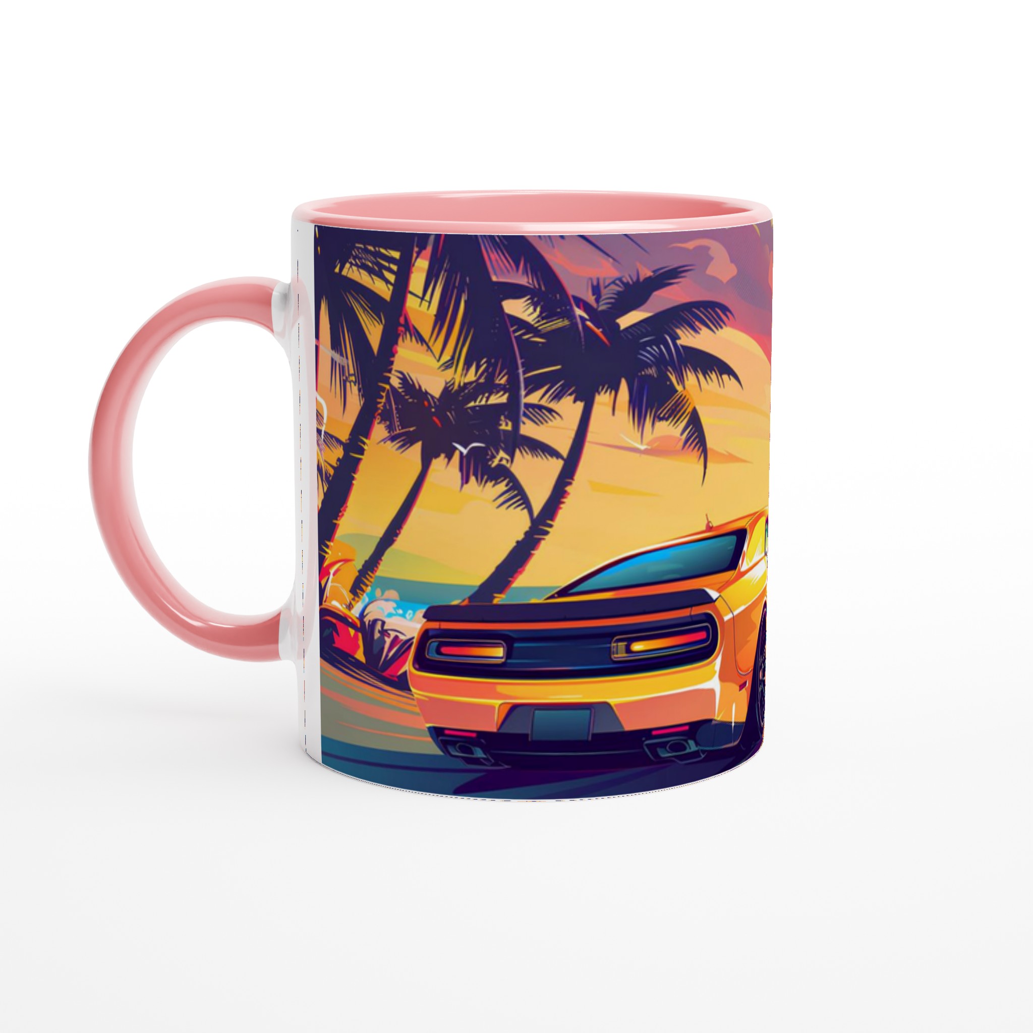 Neon Sunset Challenger Mugg - Vibrerande Retrovibbar för din Favoritdryck, Välj Bland 7 Färger! 6 6d19c08f-2d74-44dd-ad04-7819bd7ad54a