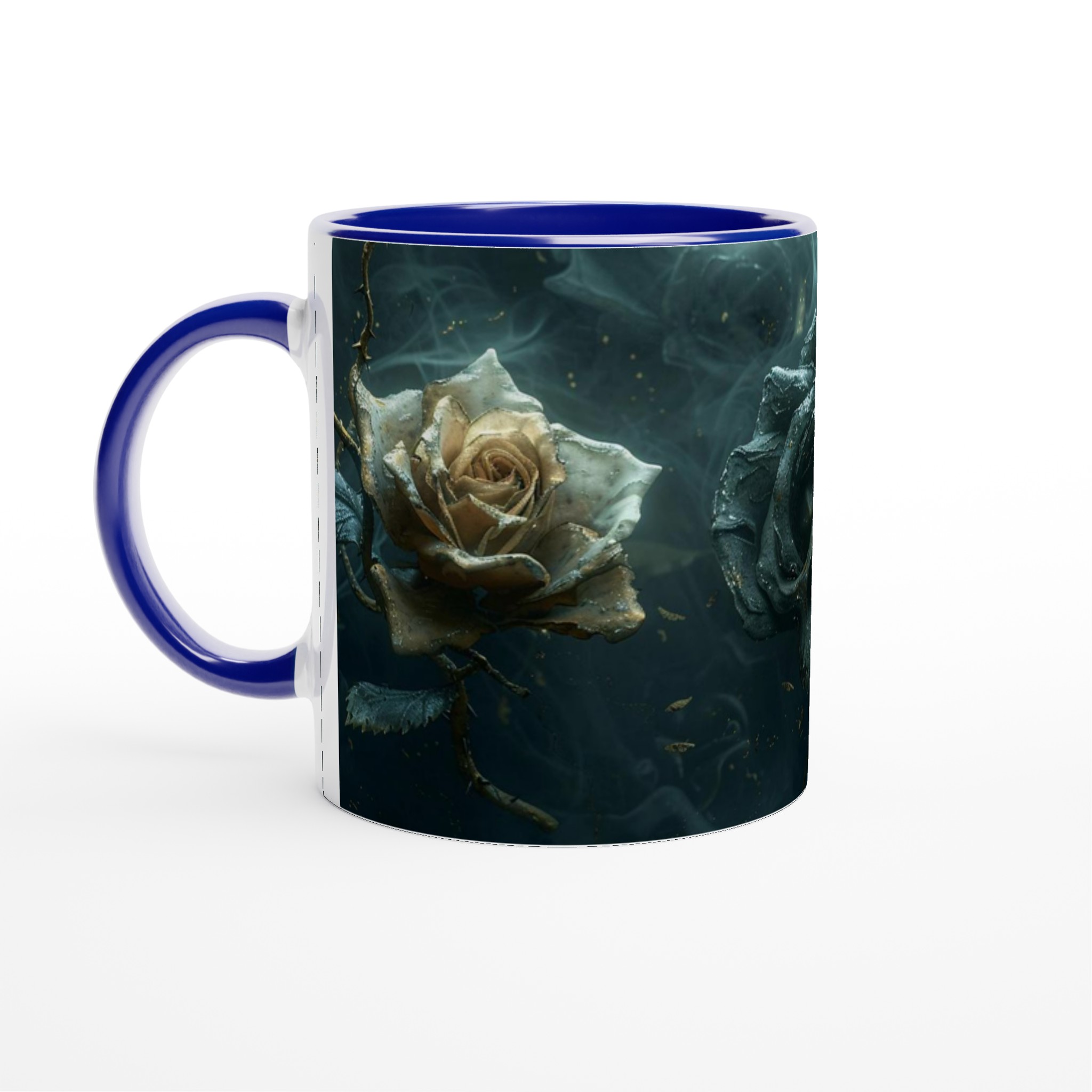 Mörk Romantik Keramikmugg - Gotisk Ros & Skalle Design i 11oz 4 6d69fb0a-b016-492f-baa1-238fbd91bab9